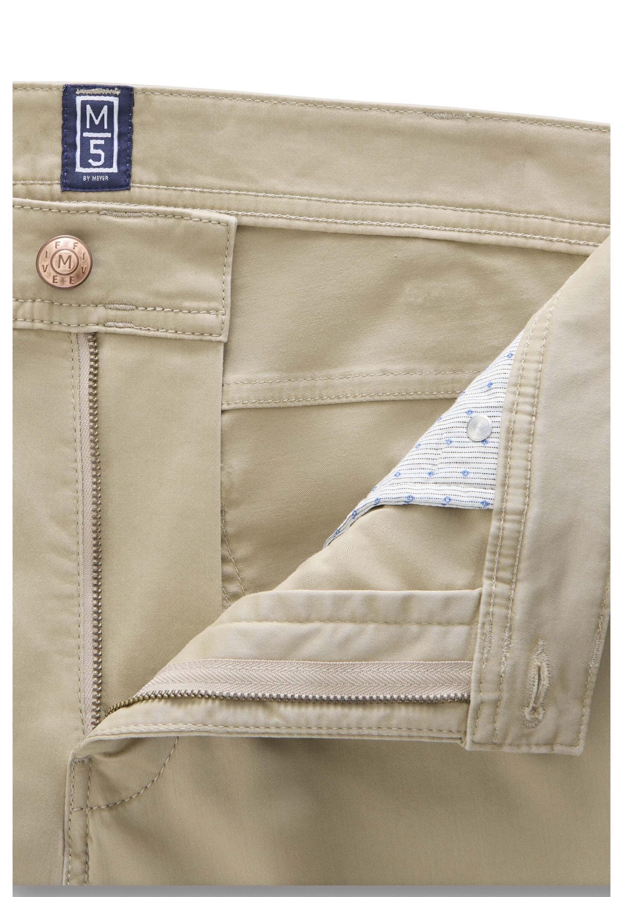 MEYER Chinohose »M5 Five 9-6106«  in Premium Satin M5 Serie