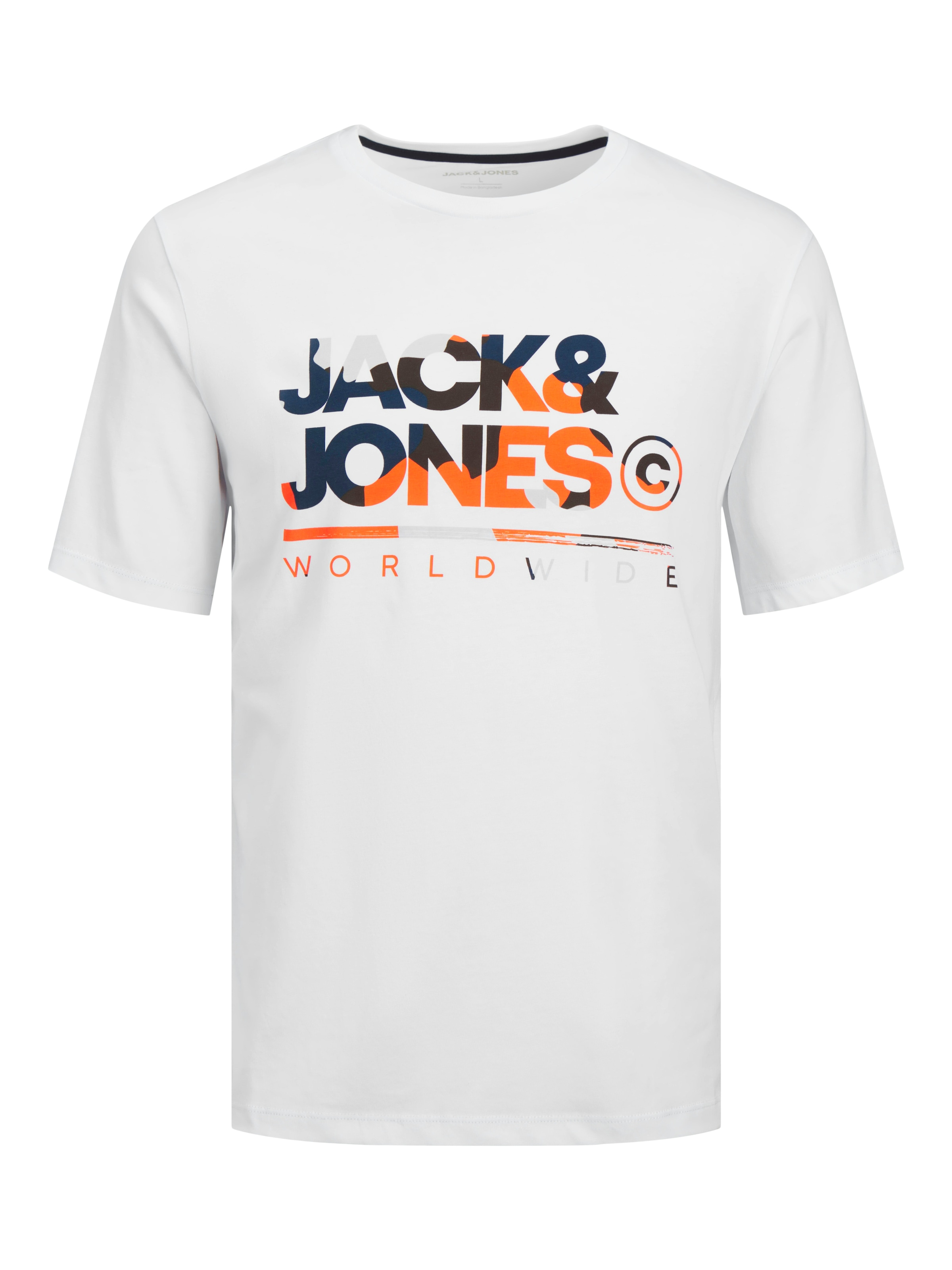Jack & Jones Kurzarmshirt »JJLUKE TEE SS CREW NECK 5PK MP« Packung, 5 Stk.