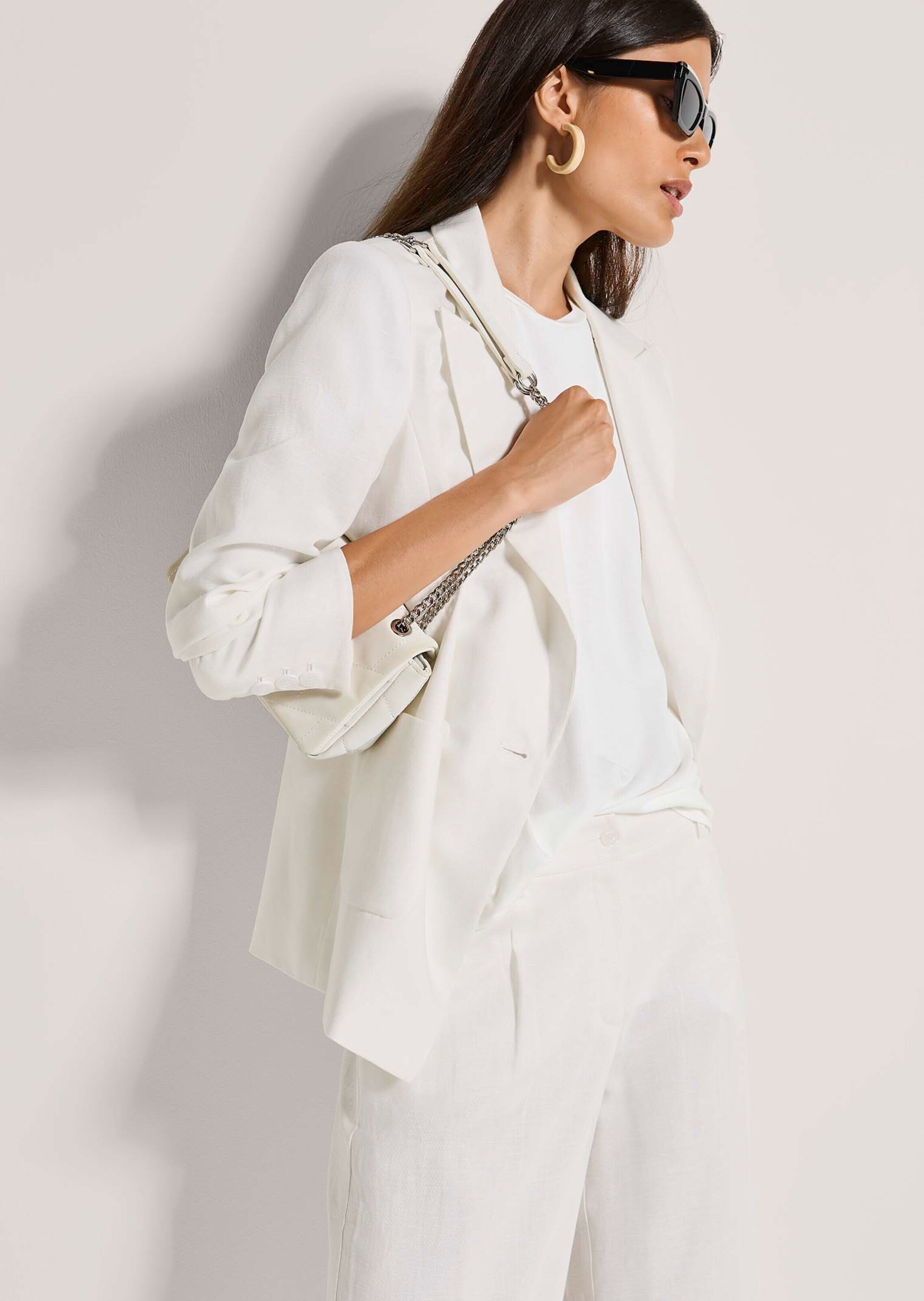 MADELEINE Jackenblazer »Blazer Eleganter Zweireiher mit Reverskragen« Ärmel mit Schlitz