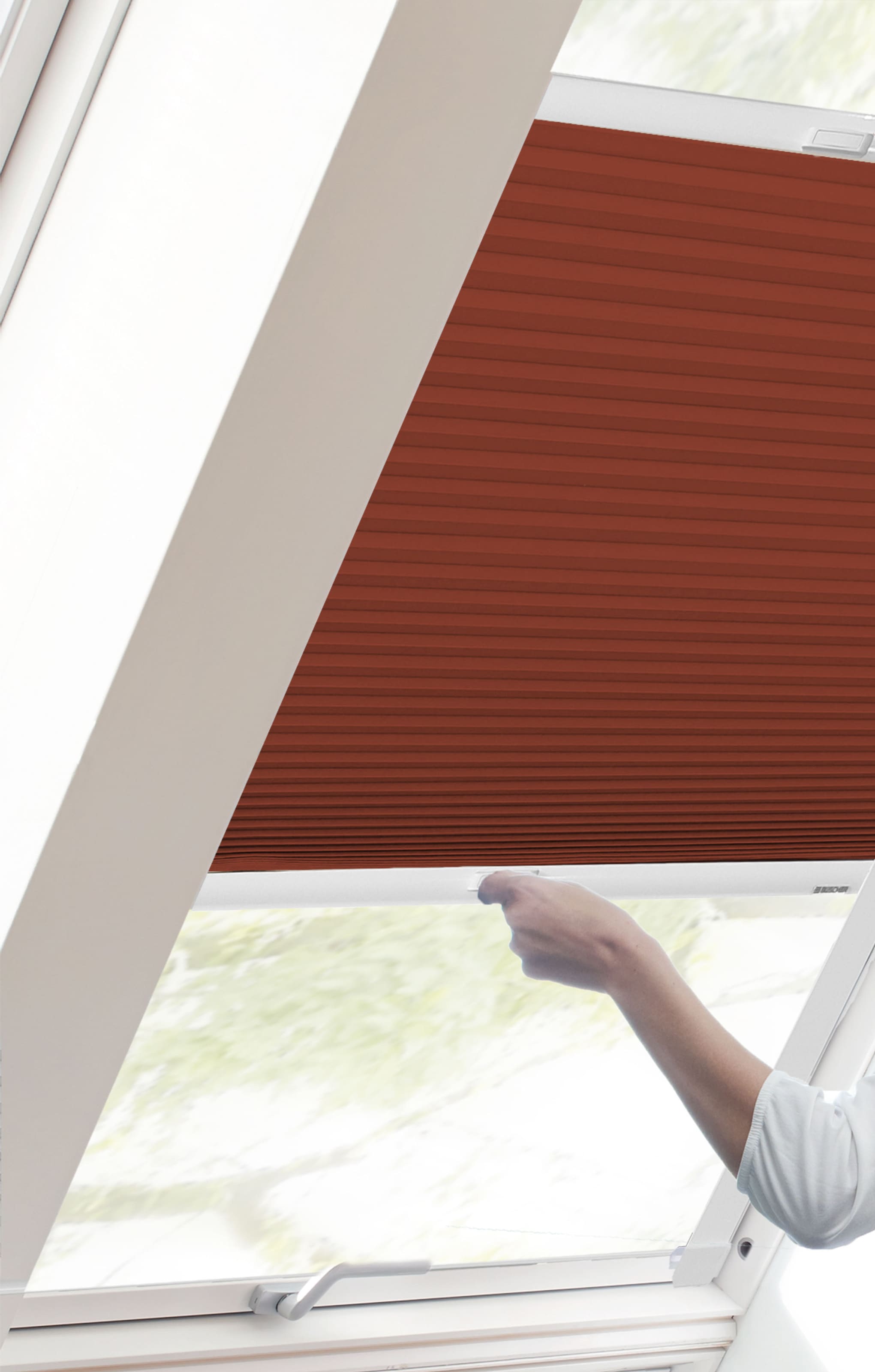 Style UNIVERSAL Lichtschutz, Honeycomb bei online »StartUp Führungsschienen Dachfensterplissee sunlines mit TL«, verspannt,