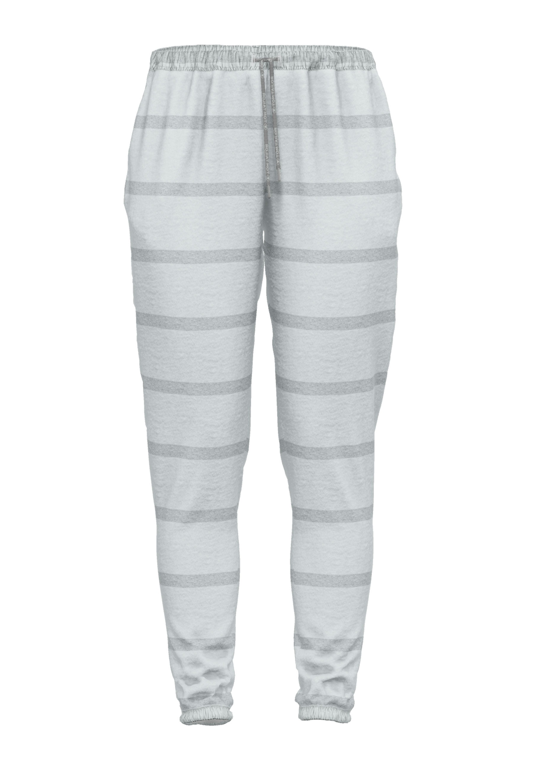 TOM TAILOR Loungehose »Manila«, mit melierter und gestreifter Optik