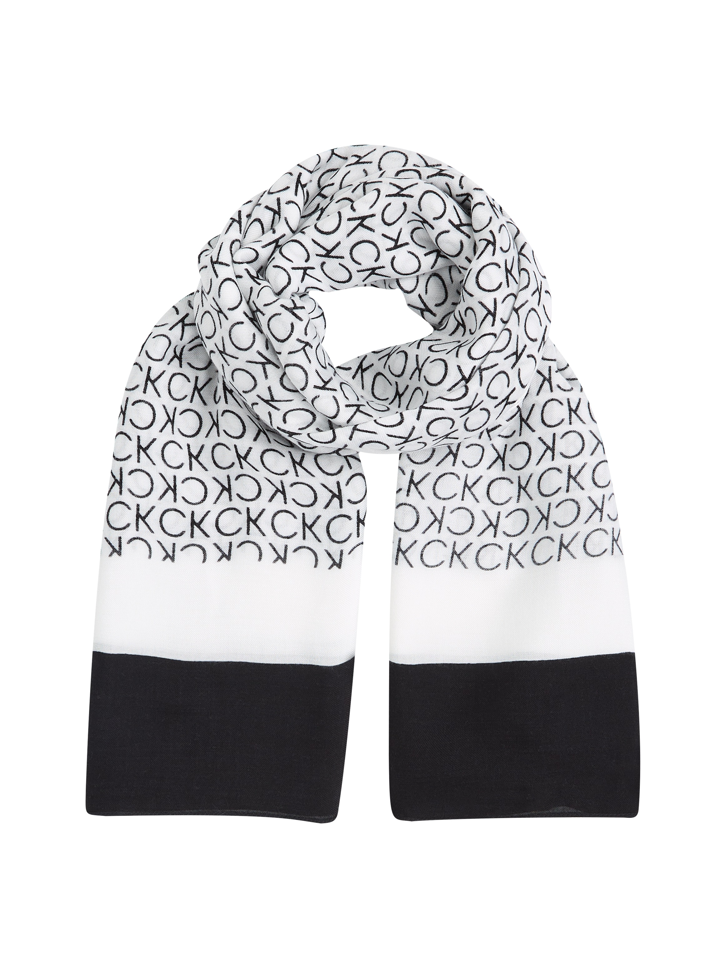 Calvin Klein Schal »GEO MINIMAL SCARF 130X130«, mit Logo-Print