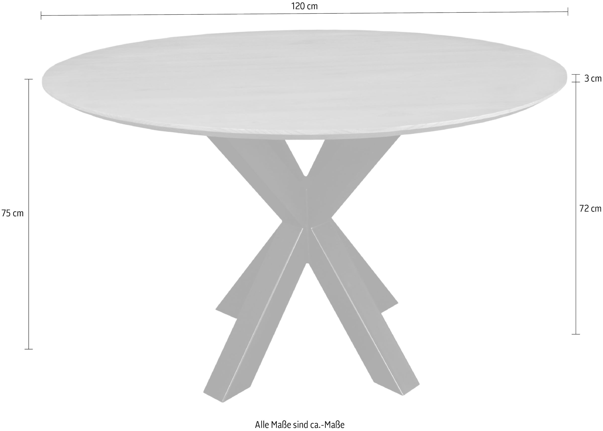 SIT Esstisch 1 Stk. tlg. mit Schweizer Kante