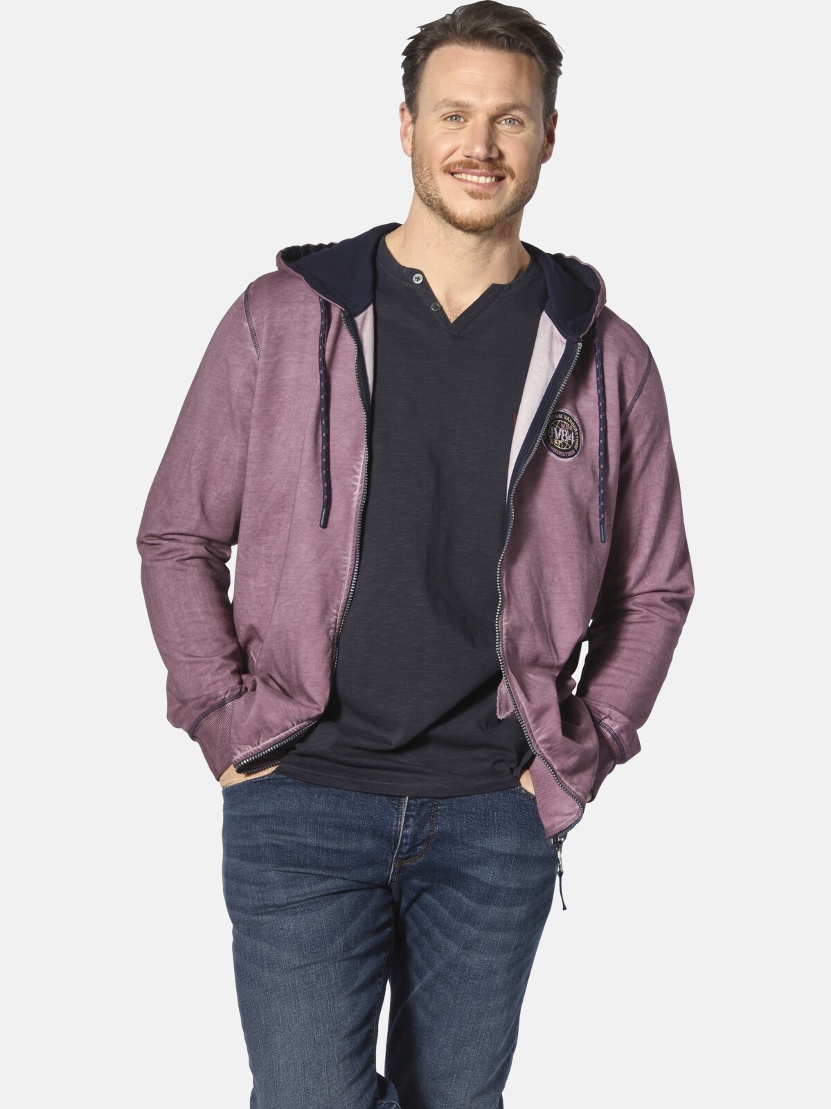 Jan Vanderstorm Kapuzensweatjacke »Sweatjacke PERKELMAN«