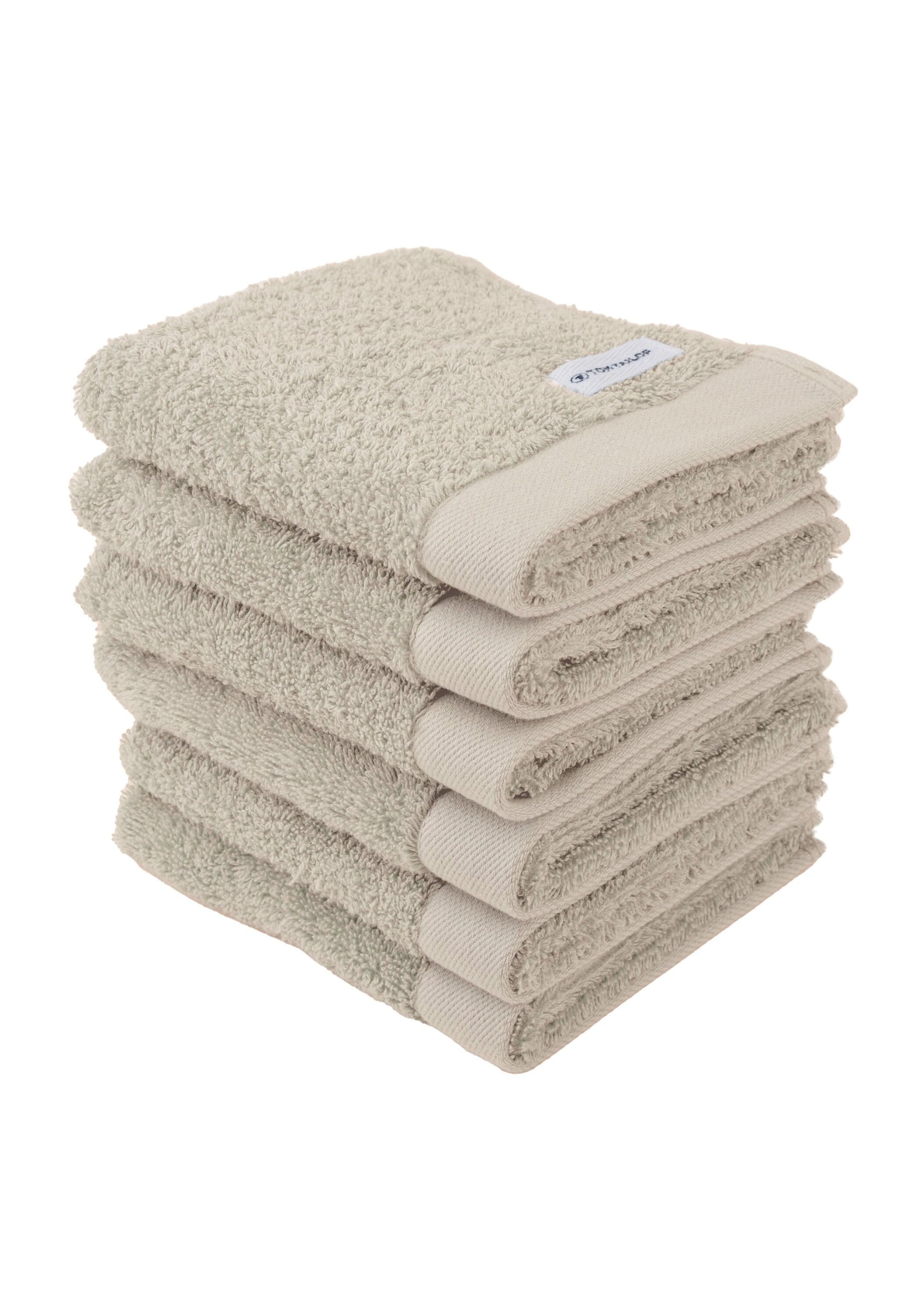 TOM TAILOR Gästehandtuch »Gästetuch Color Bath Guest Towel 6er Pack«