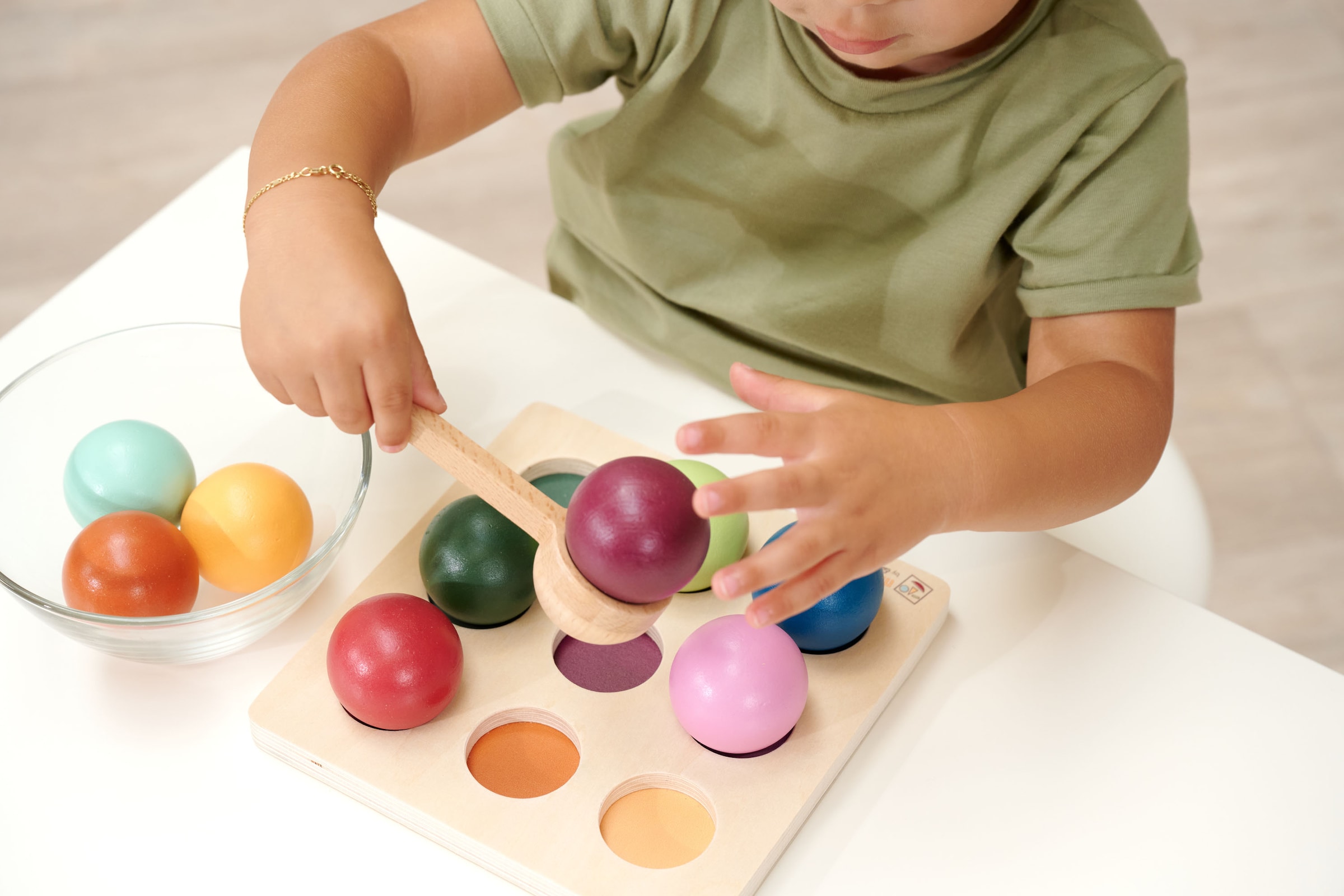 Eichhorn Steckspielzeug »Montessori Sortierkugeln«