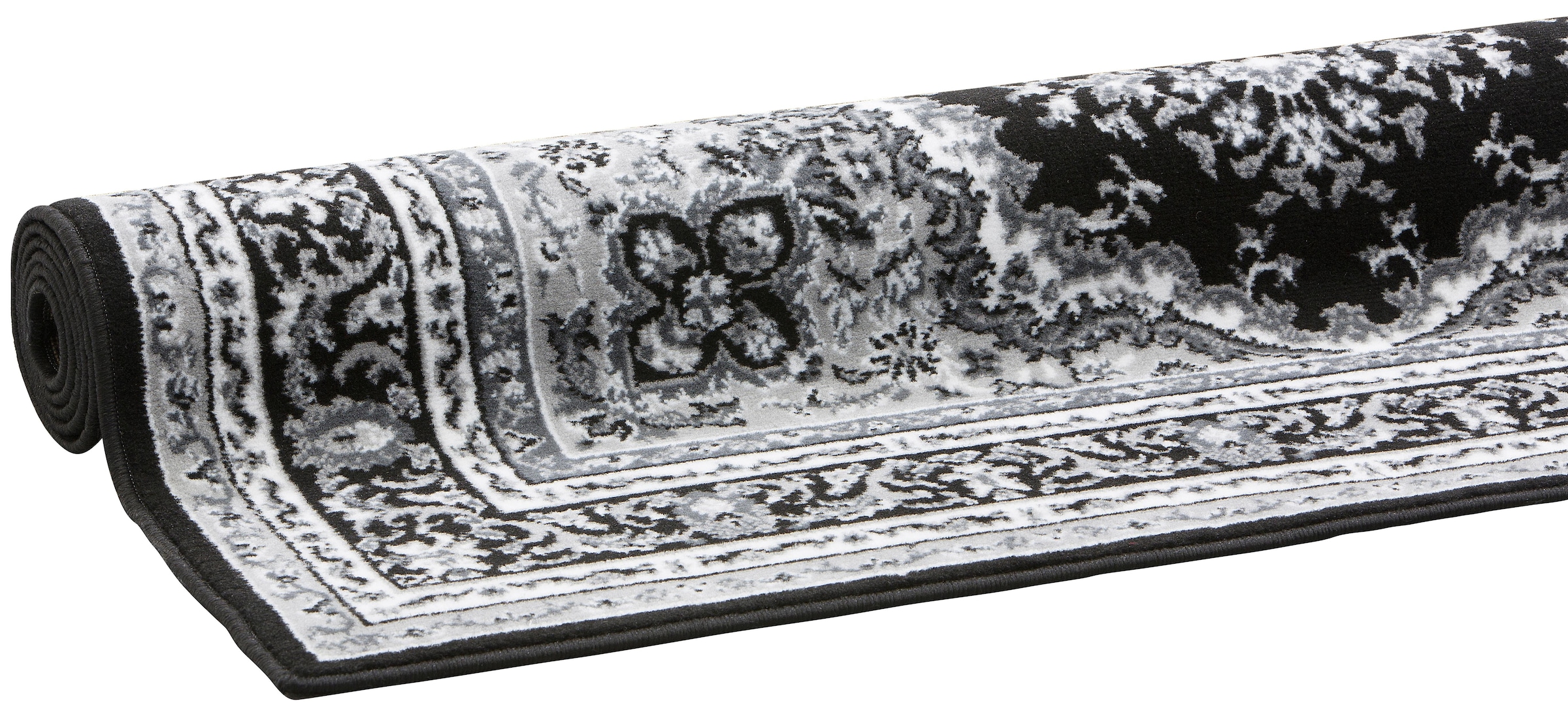 OTTO home Teppich »Oriental, Made in Belgium« rechteckig 7 mm Höhe Orient-Optik, mit Bordüre, Teppich, Kurzflor, Weich, Kundenliebling