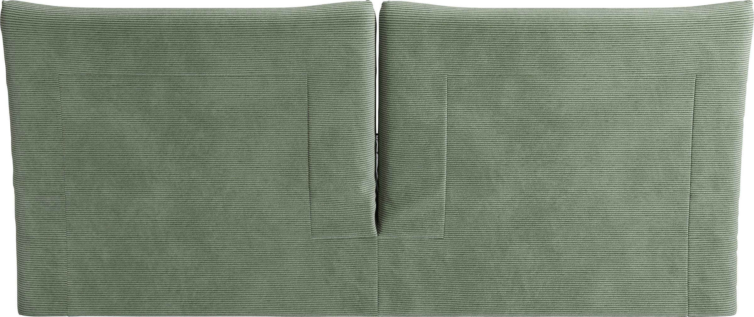 PLACES OF STYLE Polsterbett »Priora in 4 Breiten bis 200cm« auch in NaturLEDER, Cord, belastbar bis 280kg, auch Überlänge 220 cm