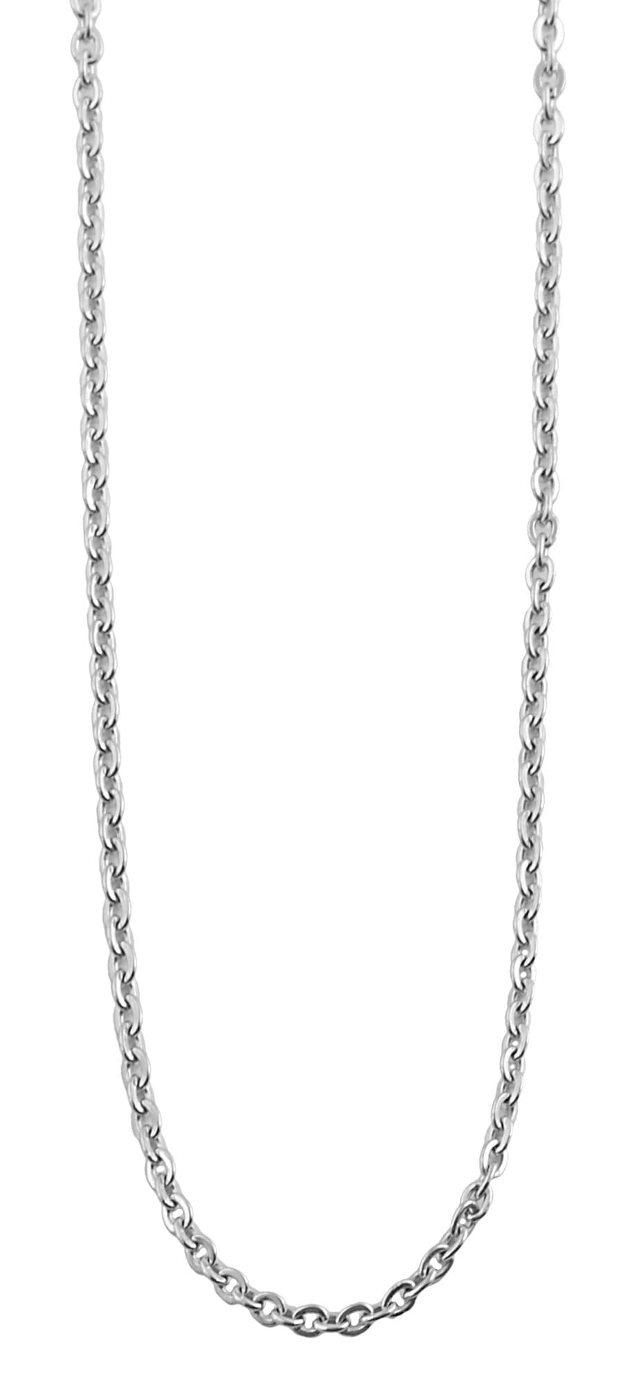 Adelia´s Gliederkette »Unisex Halskette ¿ Ankerkette aus Edelstahl 60 cm«