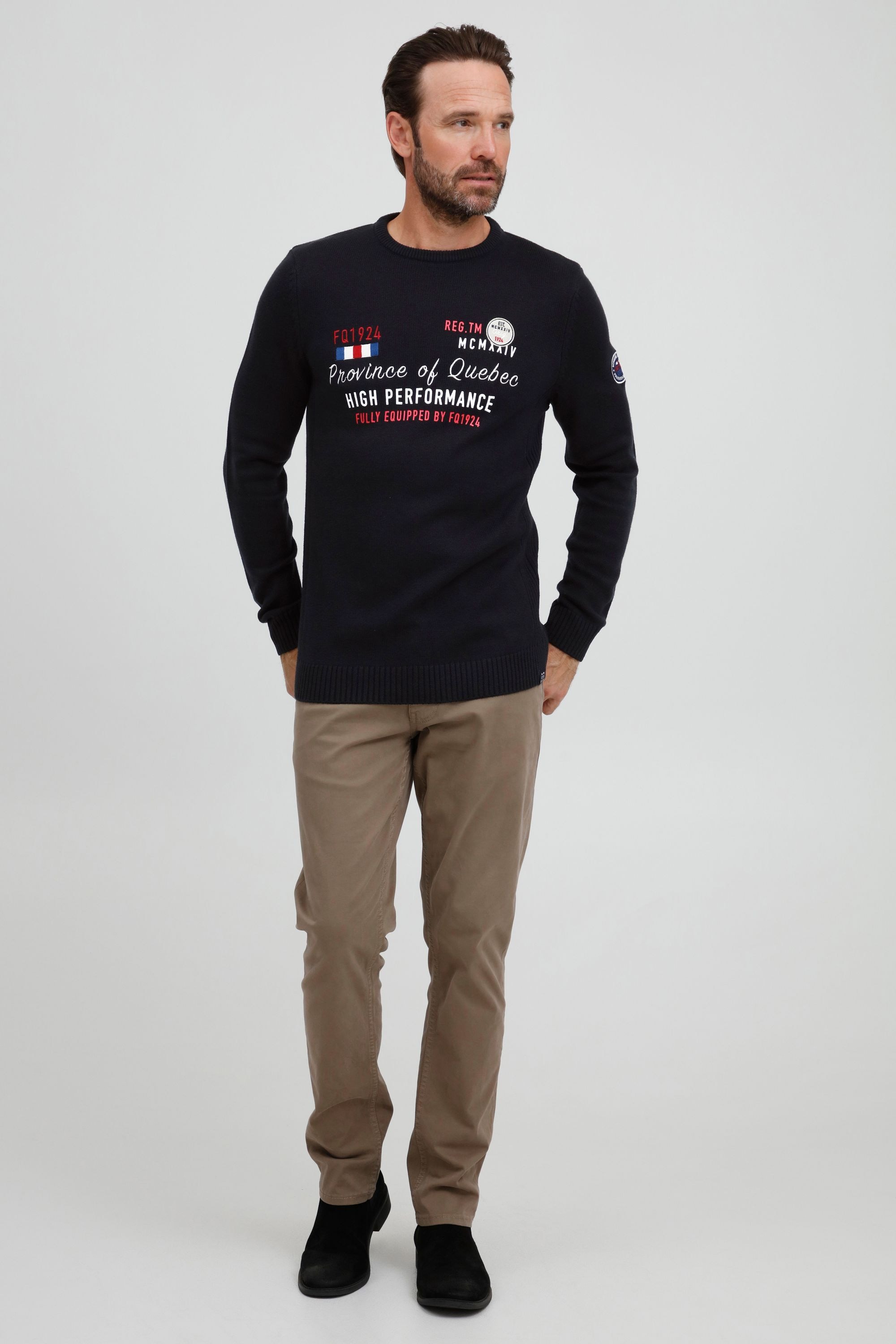 FQ1924 Strickfleece-Pullover »Strickpullover FQErlo«