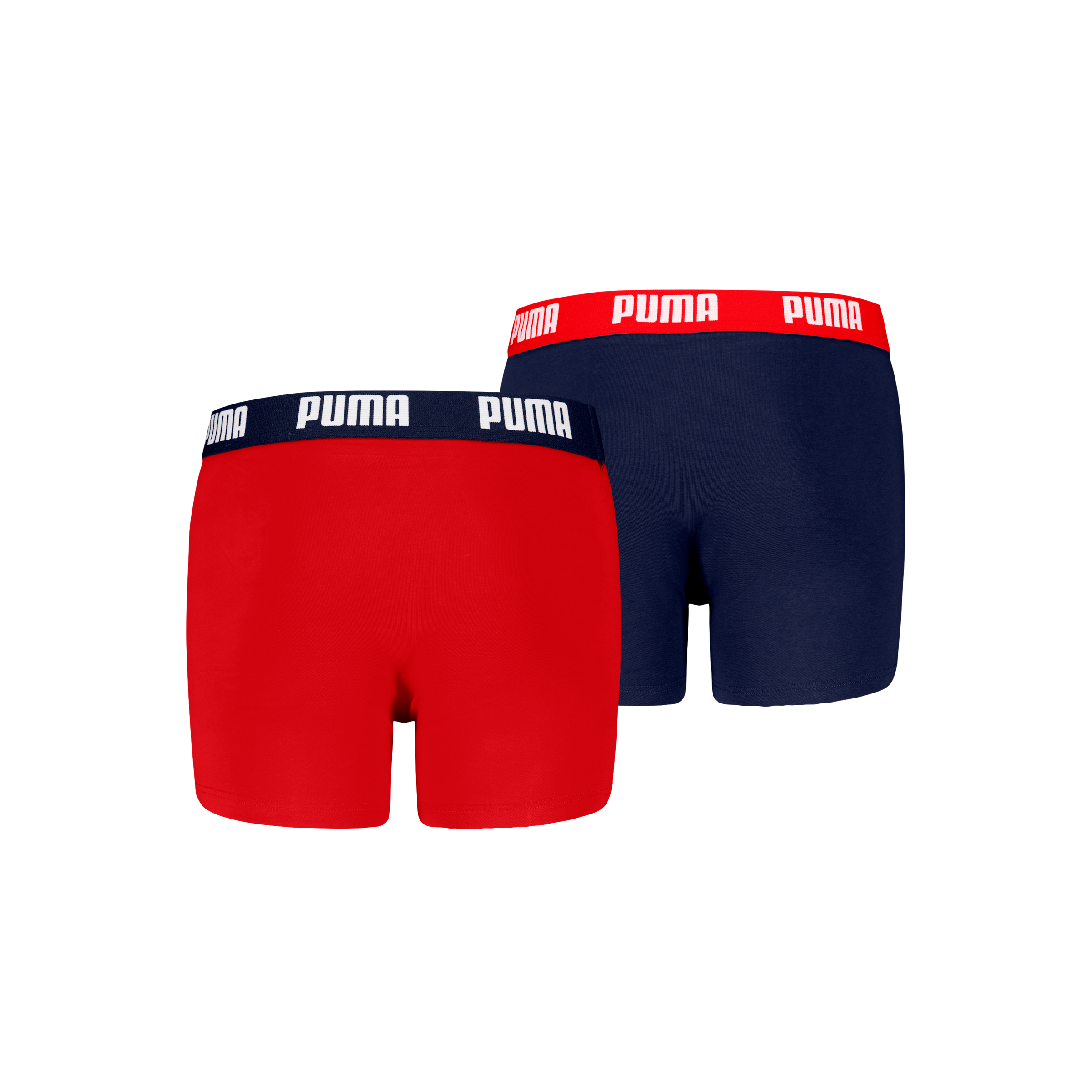 PUMA Boxershorts »PUMA BOYS EVERYDAY BASIC BOXERS 2P« 2er Pack,  Komfortabler Logobund, ohne Eingriff