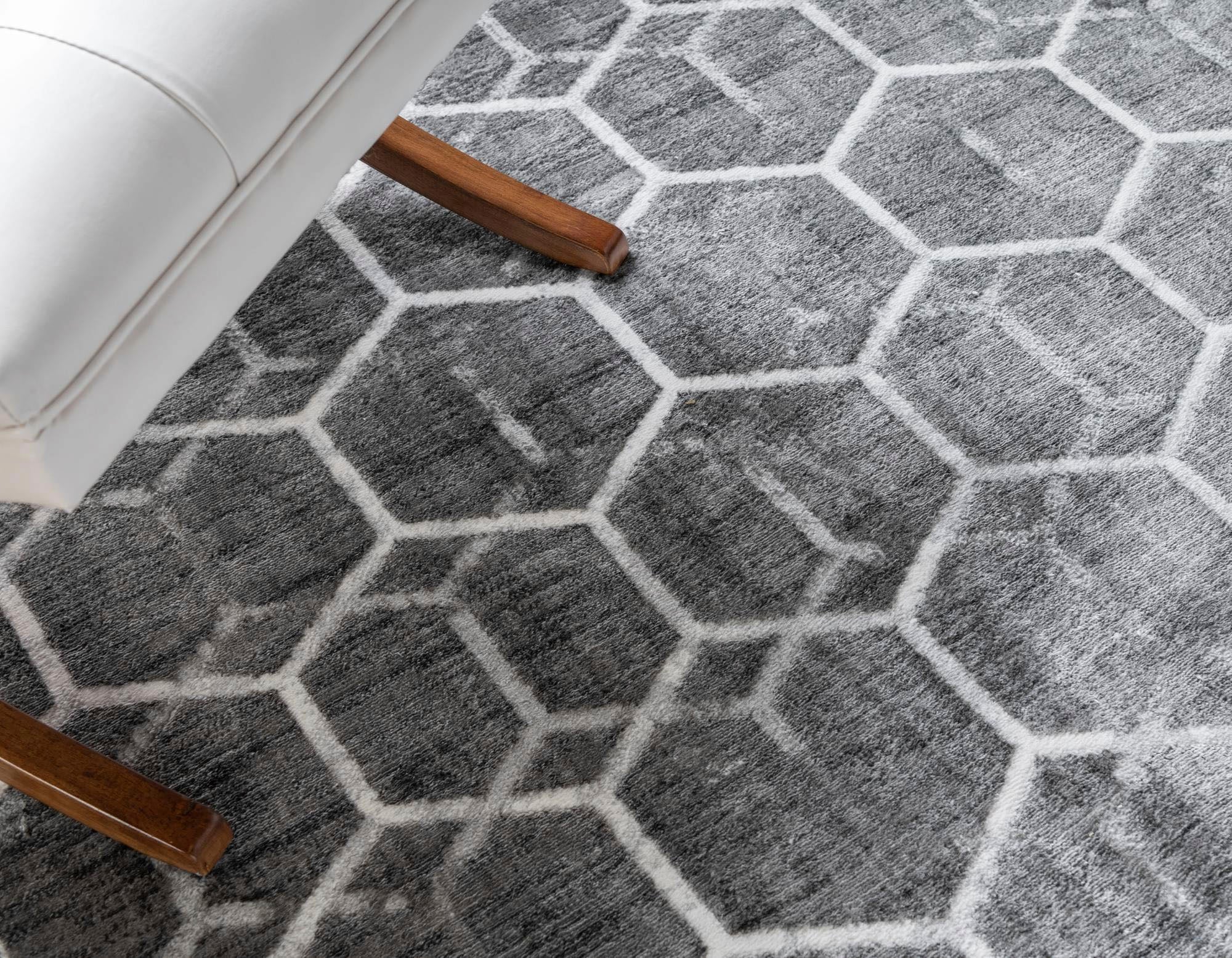 Myflair Möbel & Accessoires Teppich »Titan Trellis Lagerräumung«, rechteckig, 13 mm Höhe, Kurzflor, gewebt, modernes geometrisches Design