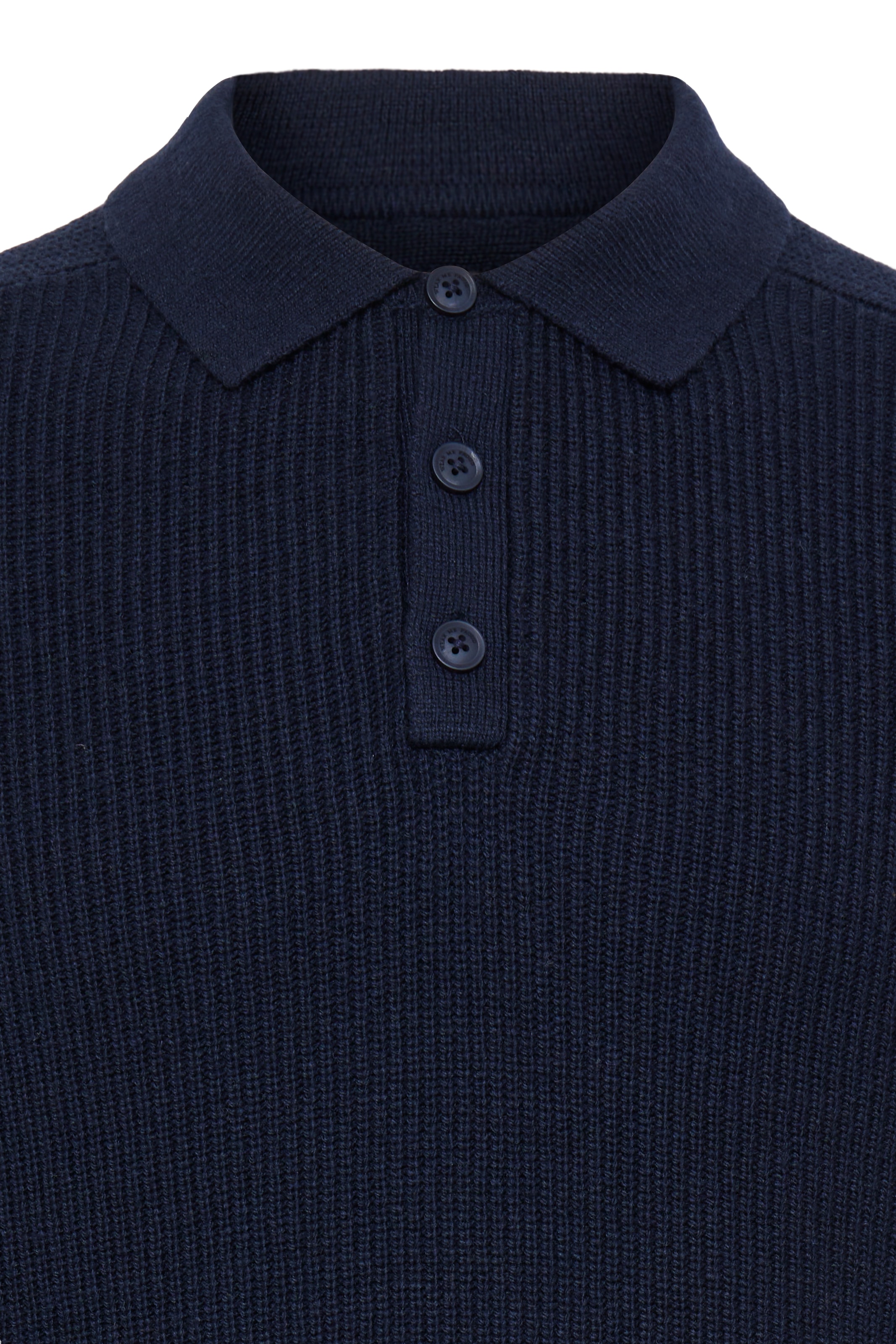 Blend Rundhalspullover »BHBOS KNIT POLO« Materialmix, regular fit