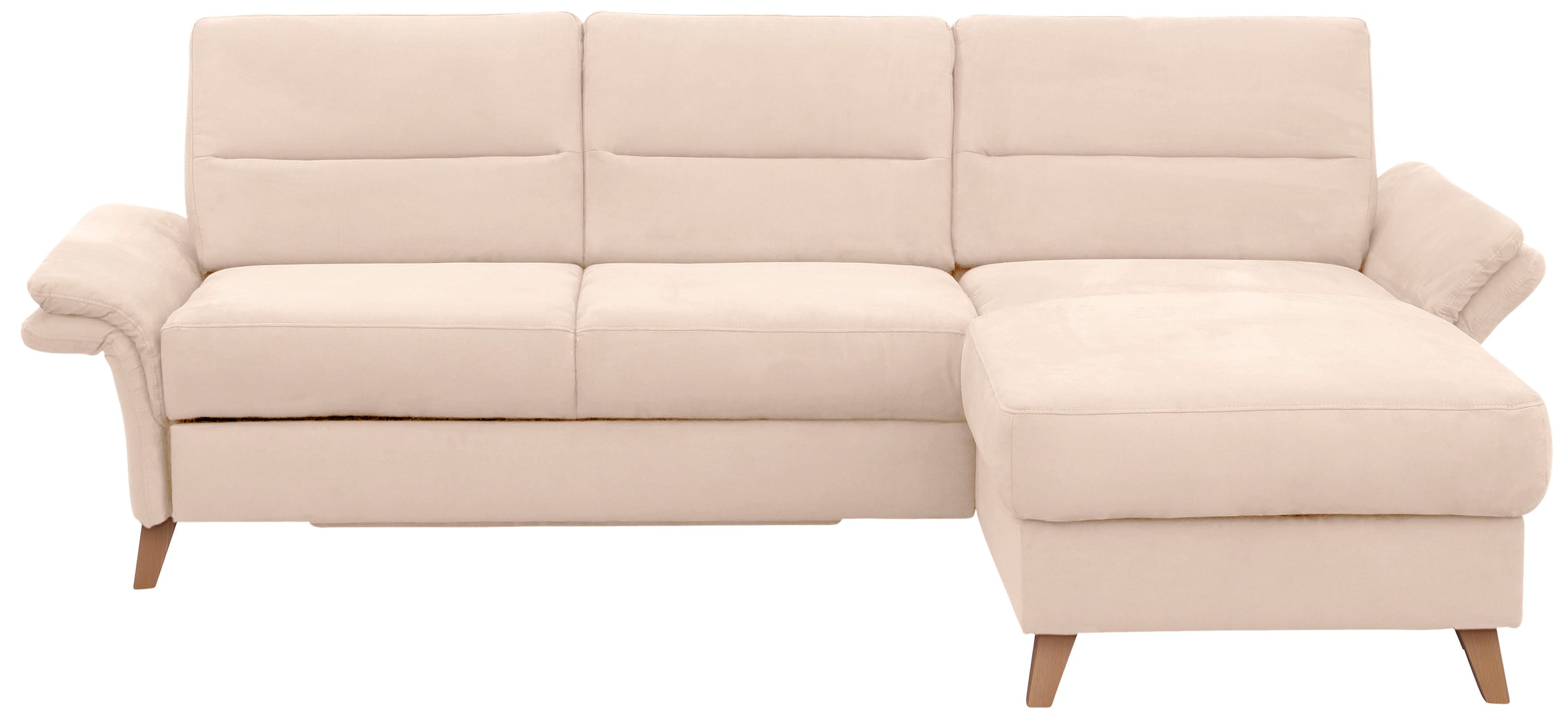 Home affaire Ecksofa »Westerland L-Form« Federkern-Polsterung, wahlweise mit Bettfunktion, Bettkasten