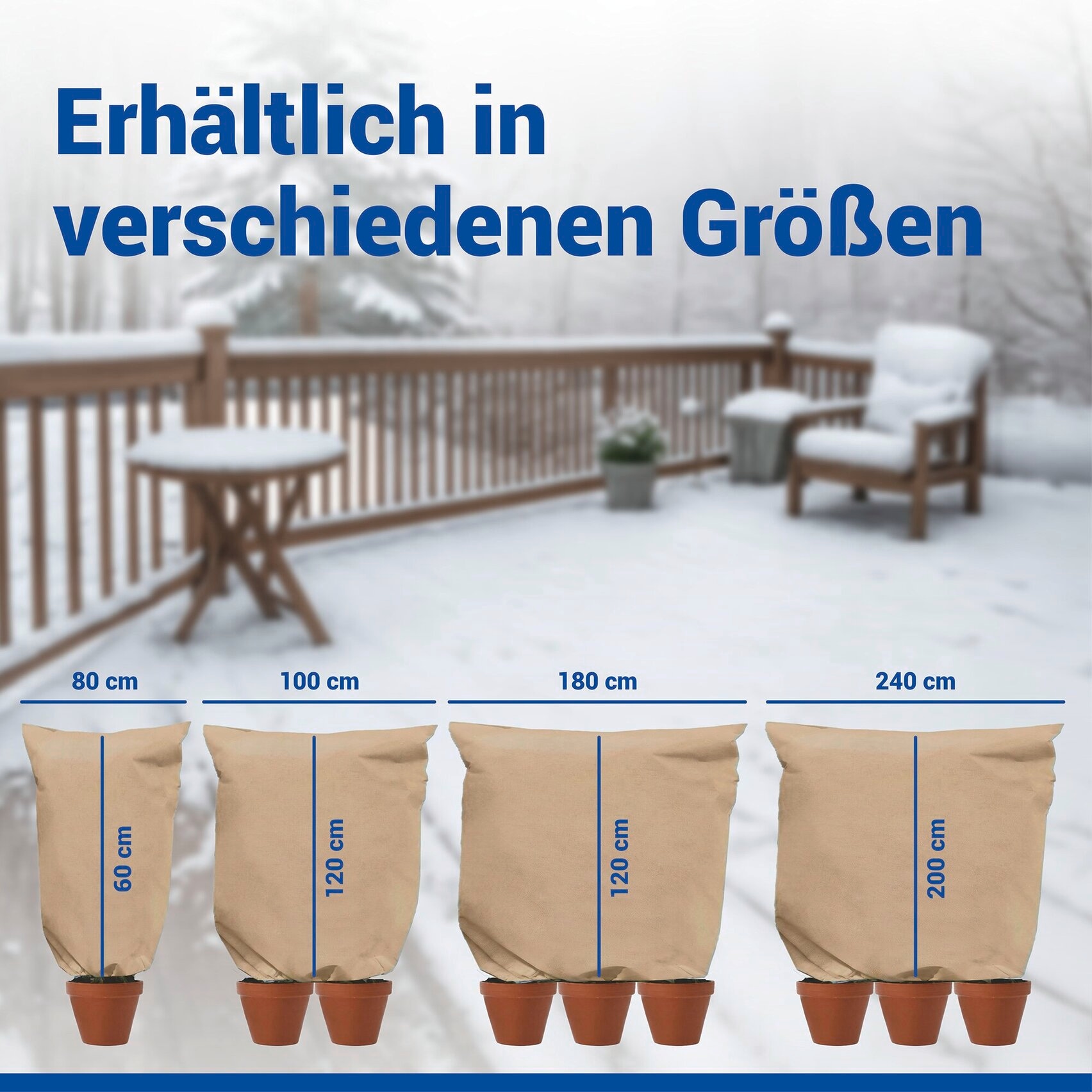 WENKO Winterschutzvlies 240x200 cm