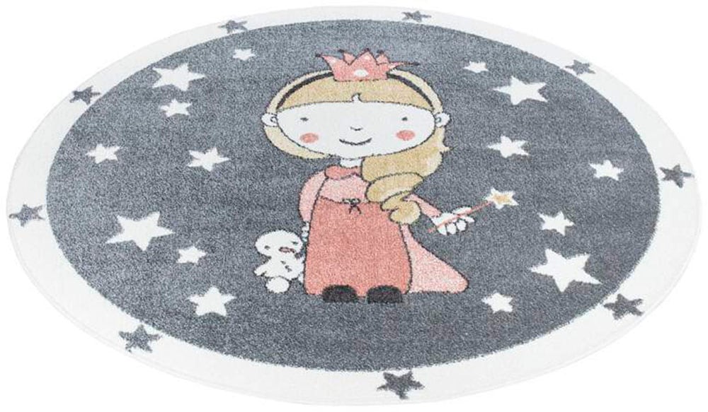 Carpet City Kinderteppich »ANIME893«, rund, 11 mm Höhe, Kinderzimmer Teppich Modern mit lustigen Cartoon-Figuren, Multi