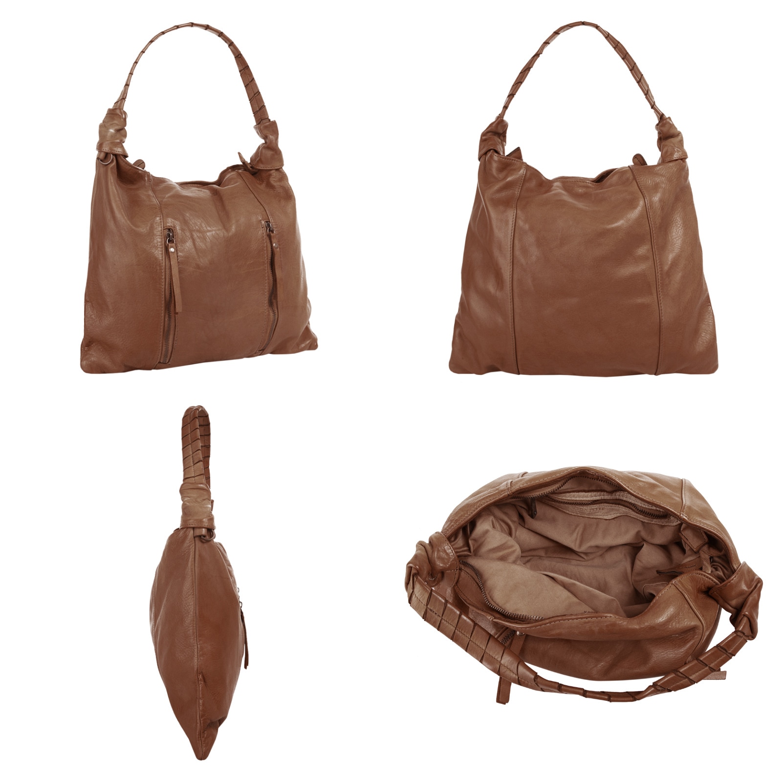 Samantha Look Shopper, echt Leder, Made in Italy