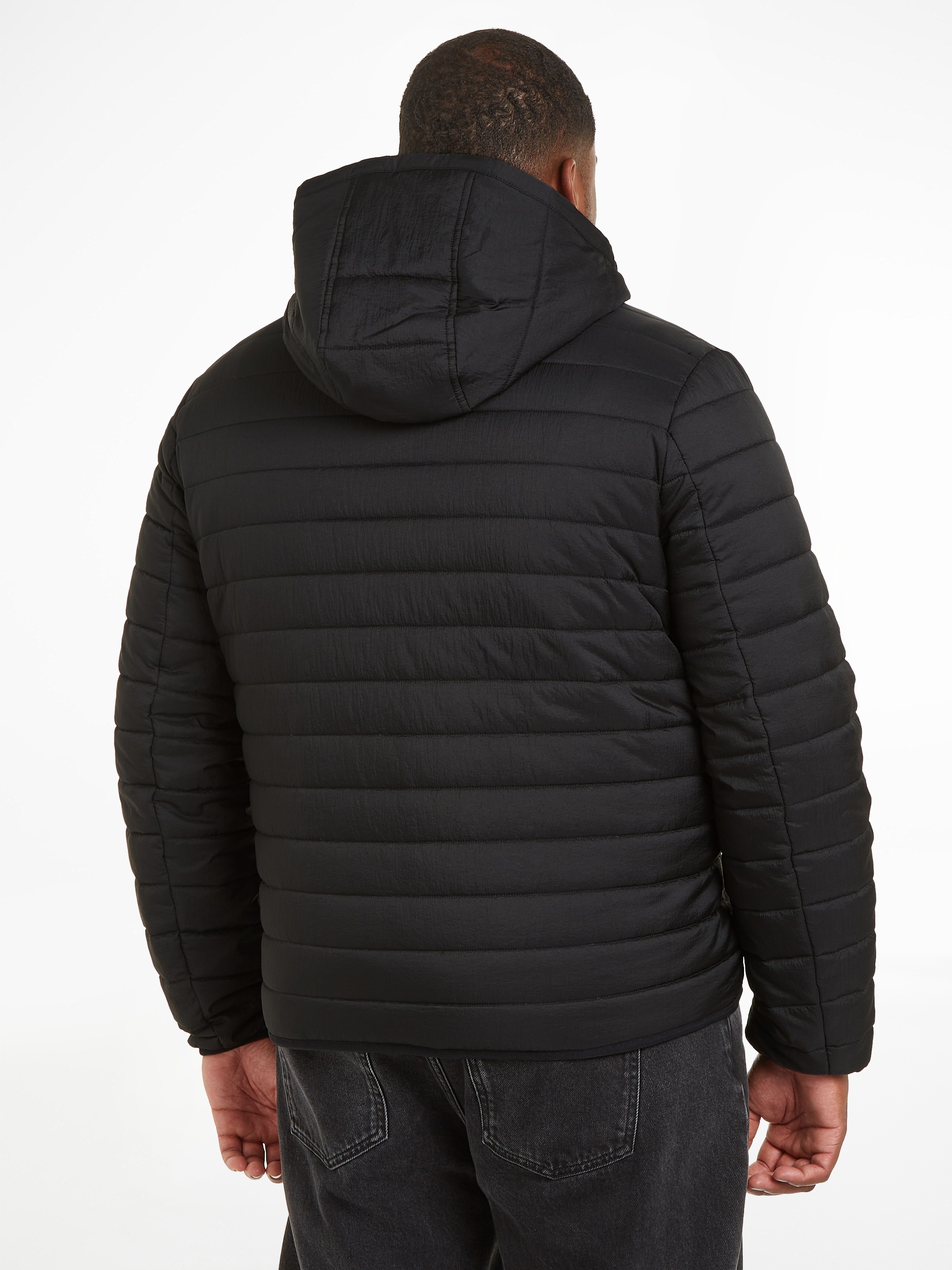 Calvin Klein Big&Tall Steppjacke »BT_QUILTED CRINKLE JACKET HOOD«, mit Kapuze