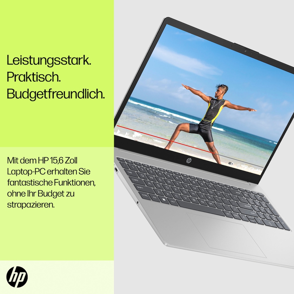 HP Notebook »15s-fq2235ng«, 39,6 cm, / 15,6 Zoll, Intel, Core i3, UHD Graphics, 512 GB SSD