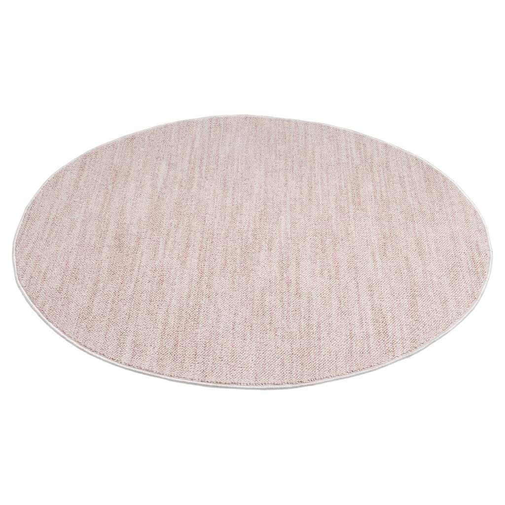Carpet City Teppich »CLASICO 0052«, rund, 11 mm Höhe, Kurzflor, Hochtief-Muster, Boho, Wohnzimmer