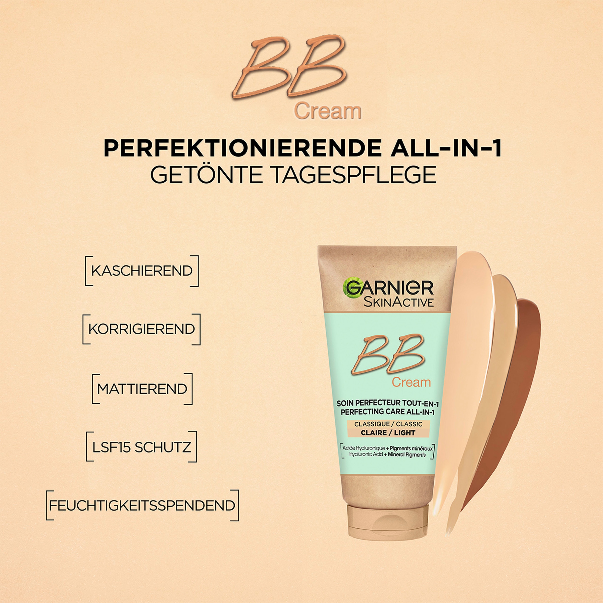 GARNIER BB-Creme »SkinActive BB Cream Klassik«