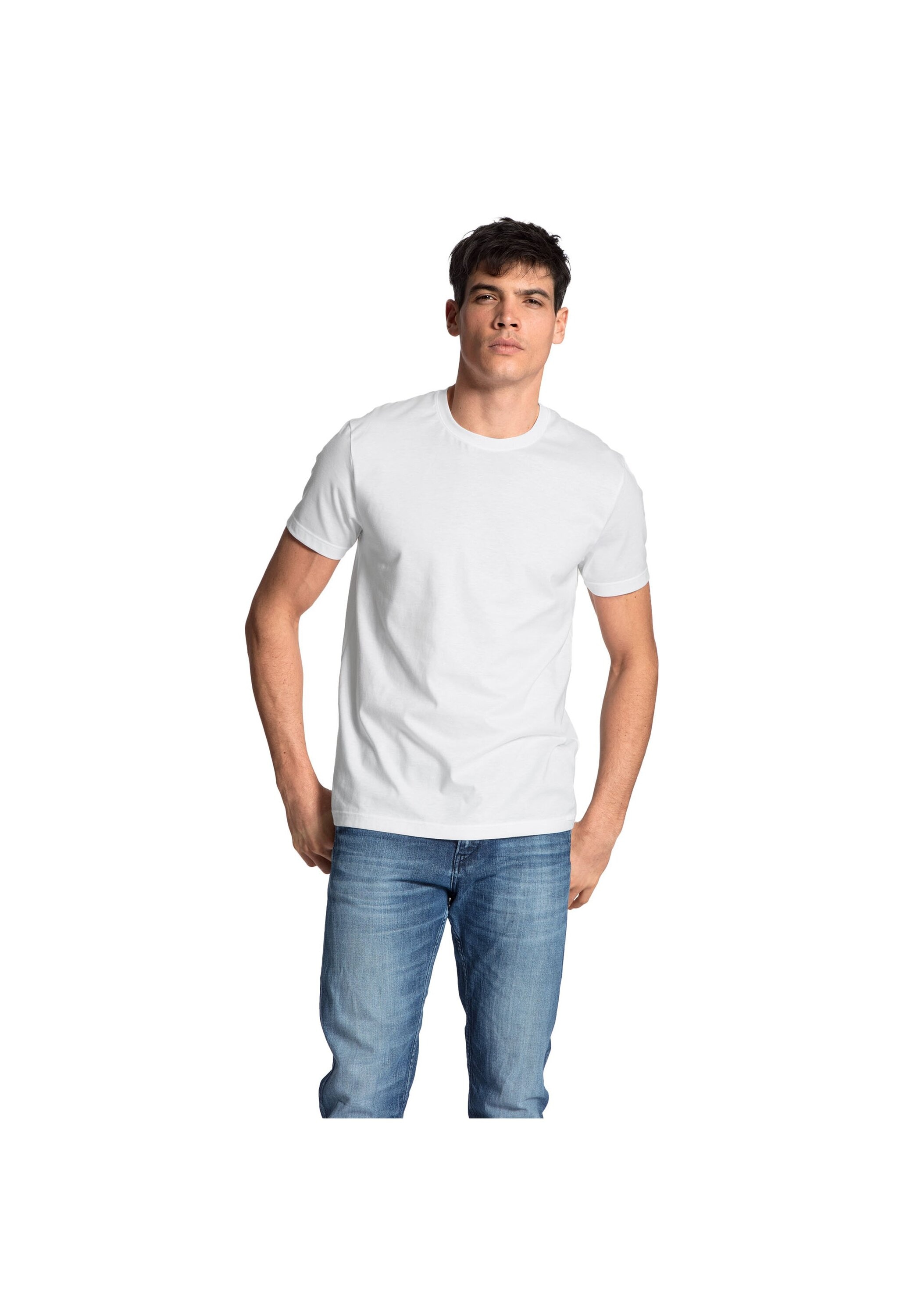 CALIDA T-Shirt »T-Shirt MEN T-Shirt 2PACK Natural Benefit 100% cotton 4er Pack«