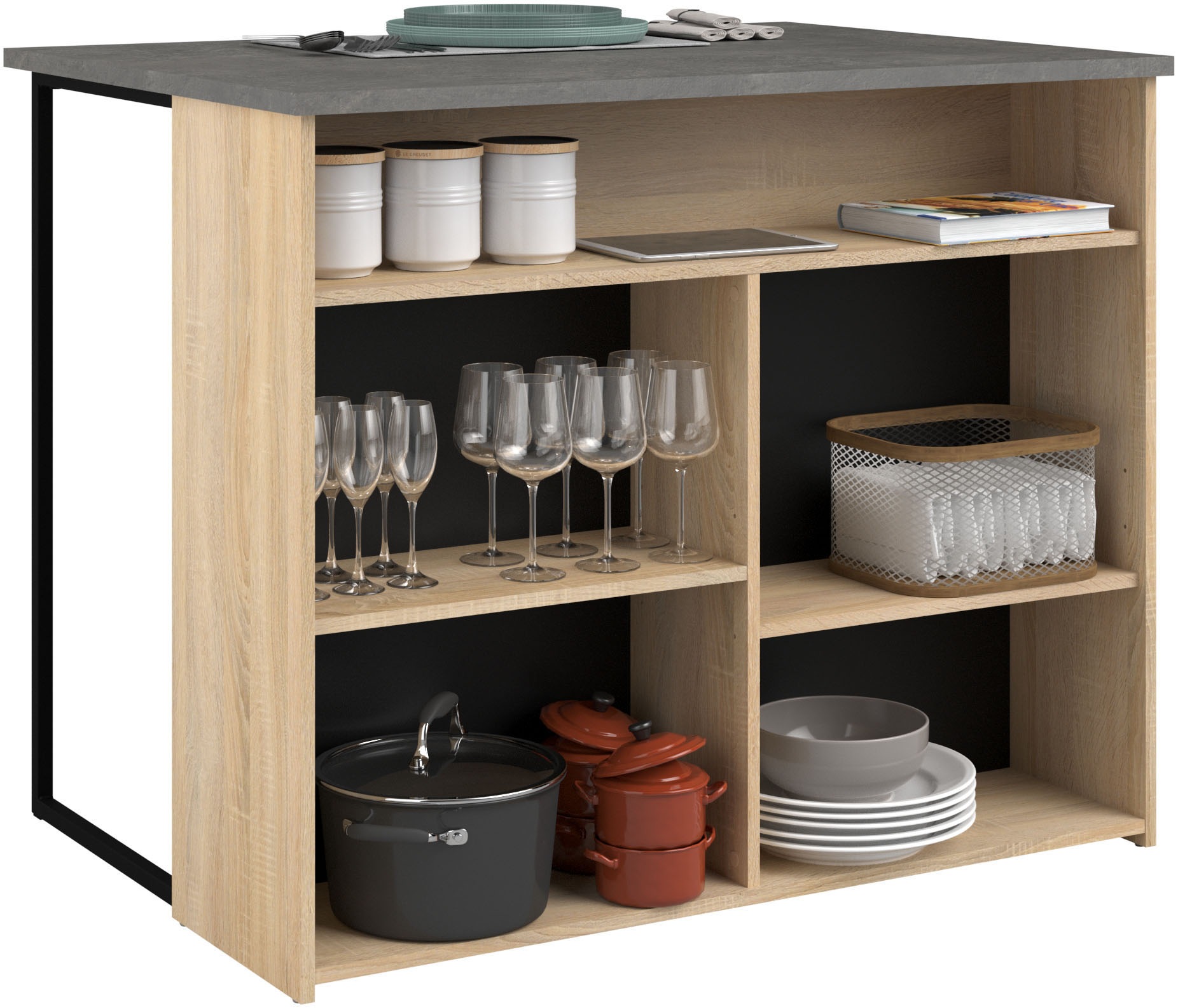 Parisot Schrank-Set »Fumay, Individuell stellbar« Set, 2 Stk. tlg.
