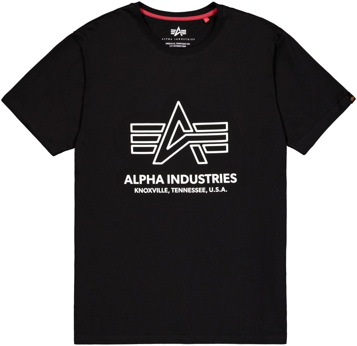 Alpha Industries Rundhalsshirt »Logo Print T«