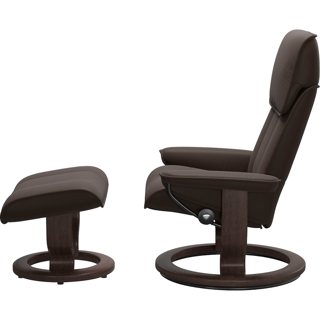 Stressless® Relaxsessel »Admiral«, (Set, Relaxsessel inkl. Hocker)