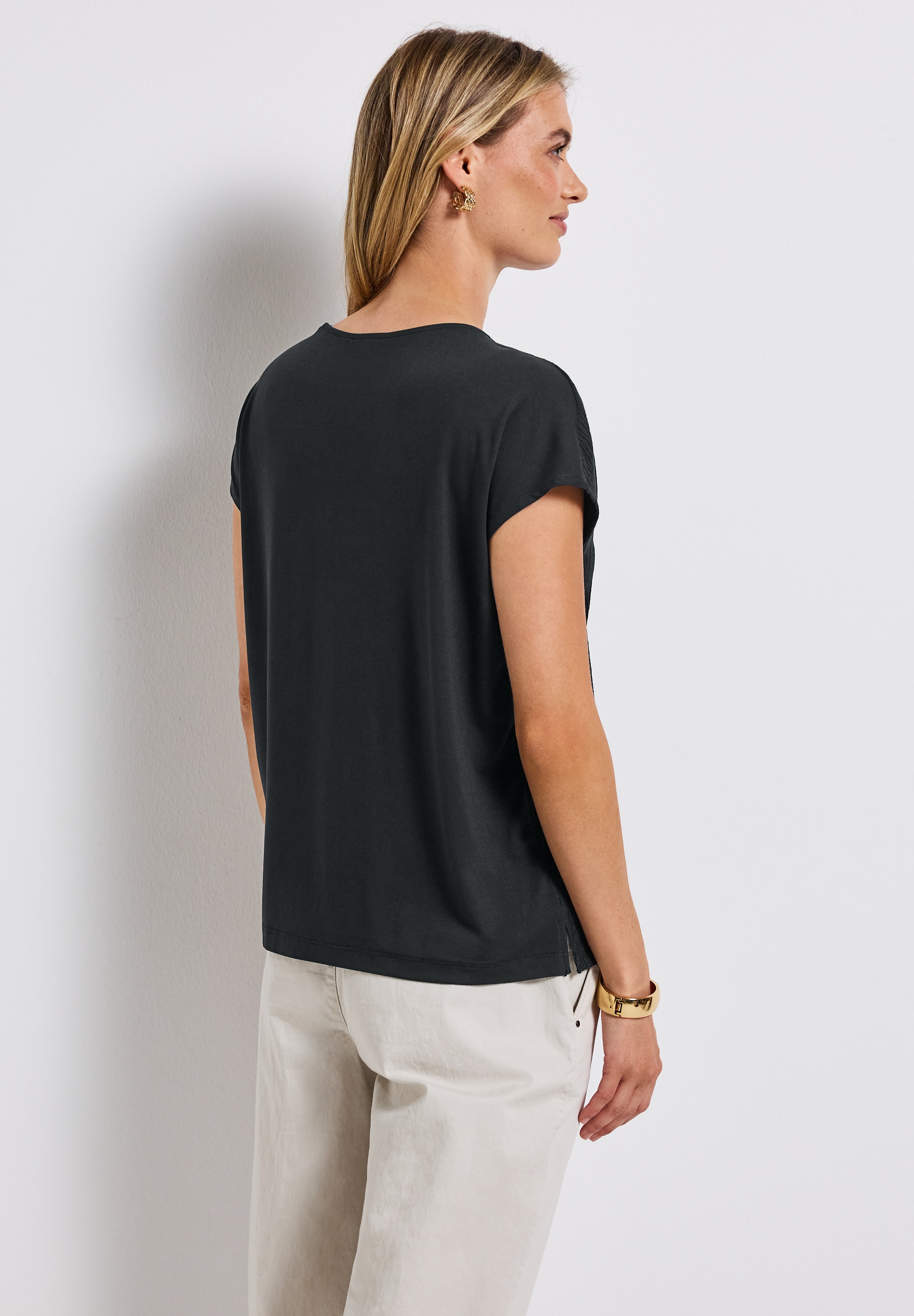 STREET ONE Shirttop mit Struktur