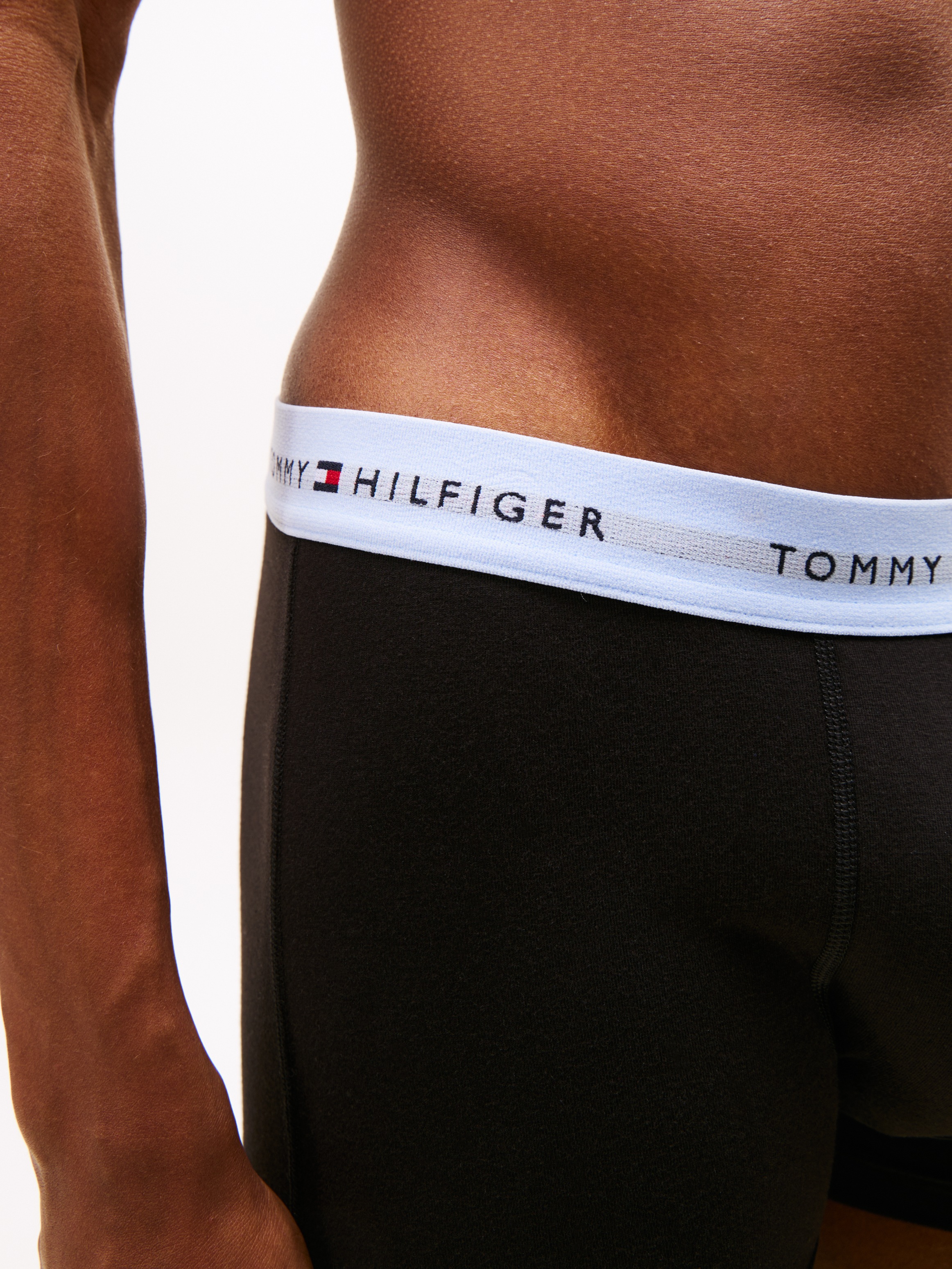 Tommy Hilfiger Underwear Trunk »7P TRUNK WB«, (Packung, 7 St., 7er), mit Logobund