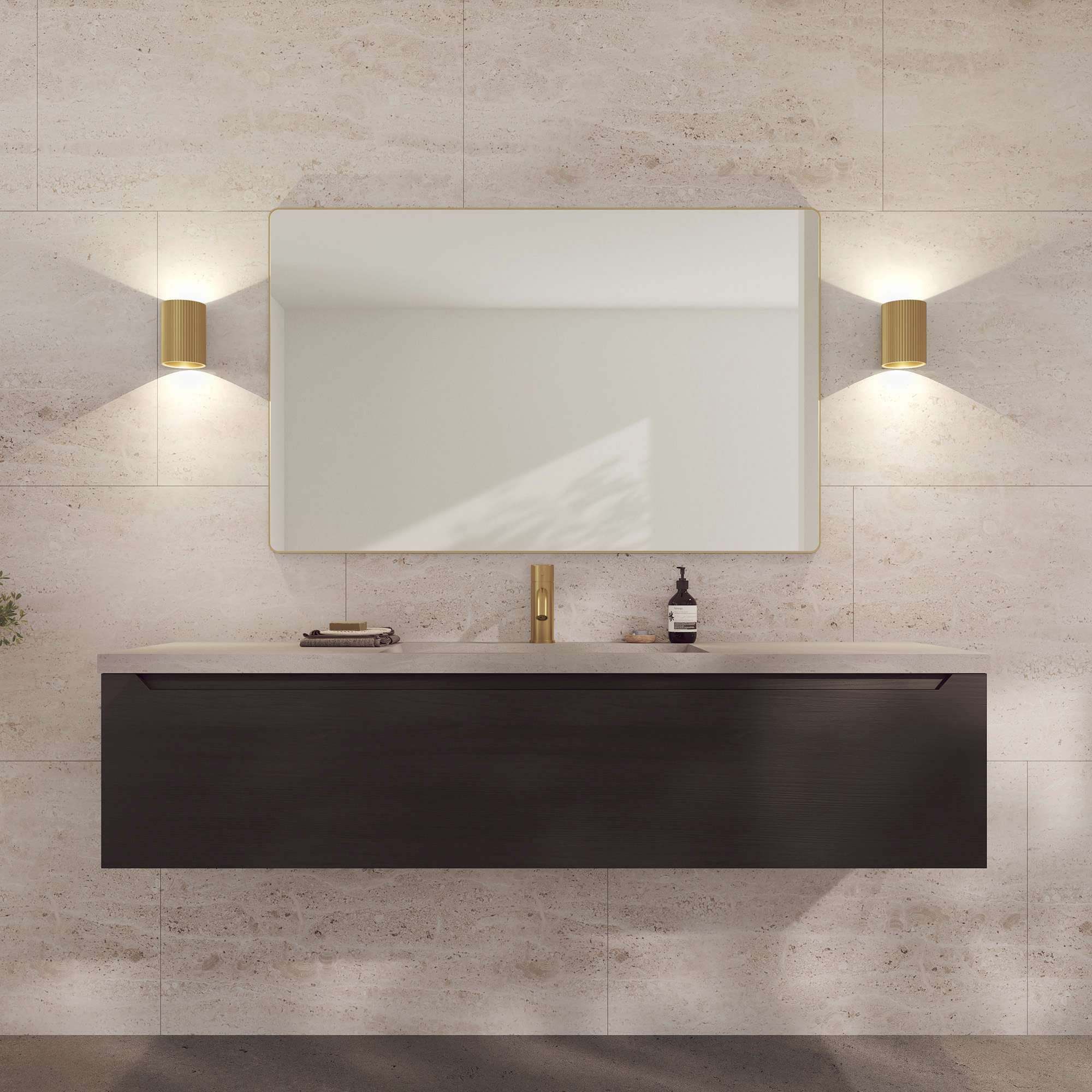 Loevschall Spiegel »Refine, Wandspiegel für alle Raumtypen, Stilvoller Rahmen,«, Spiegel für Schlafzimmer, Wohnzimmer, Garderobe, Flur und Badezimmer