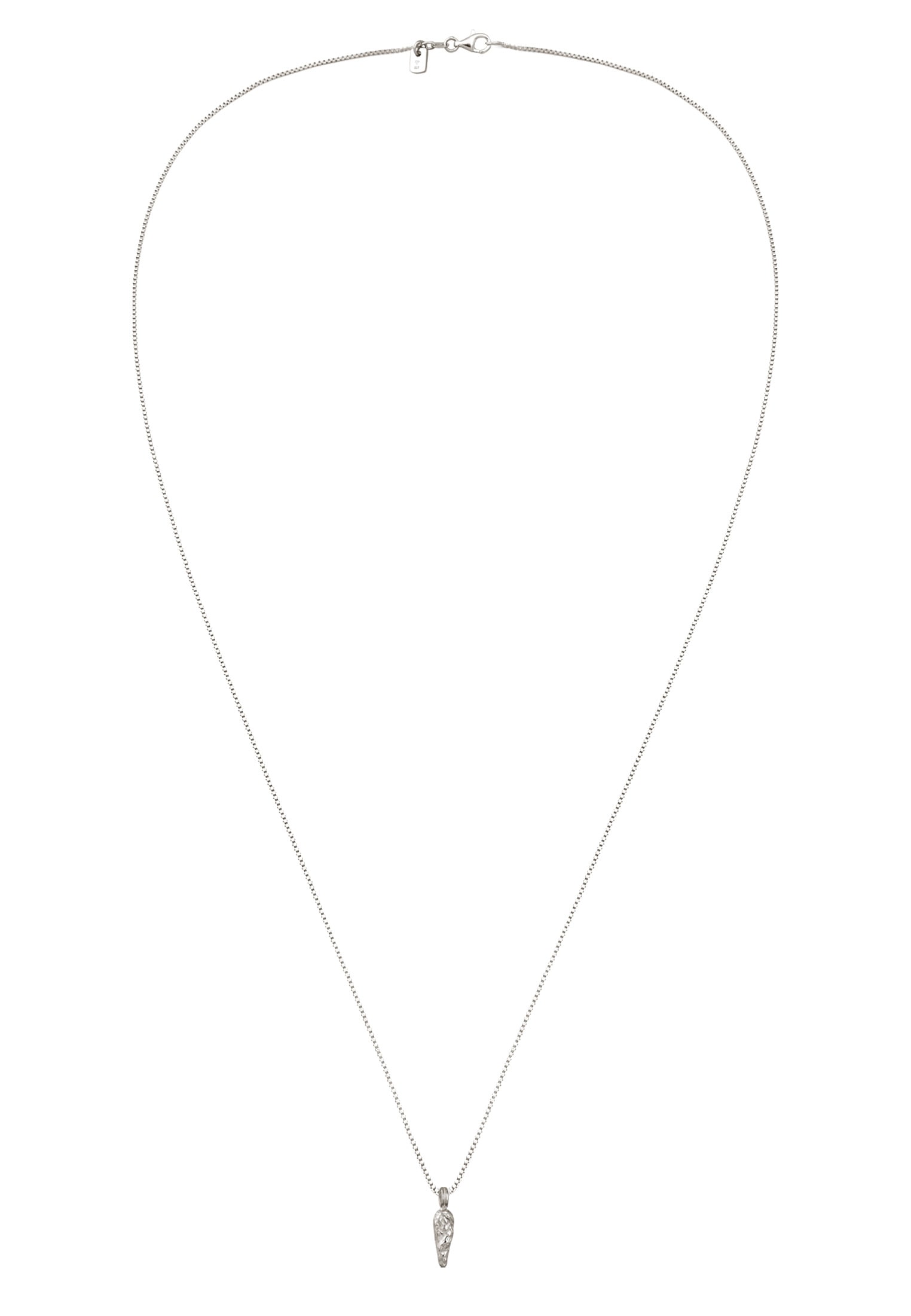 Kuzzoi Kette mit Anhänger »Halskette Tropfen Anhänger Organic Design 925 Sterling Silber«