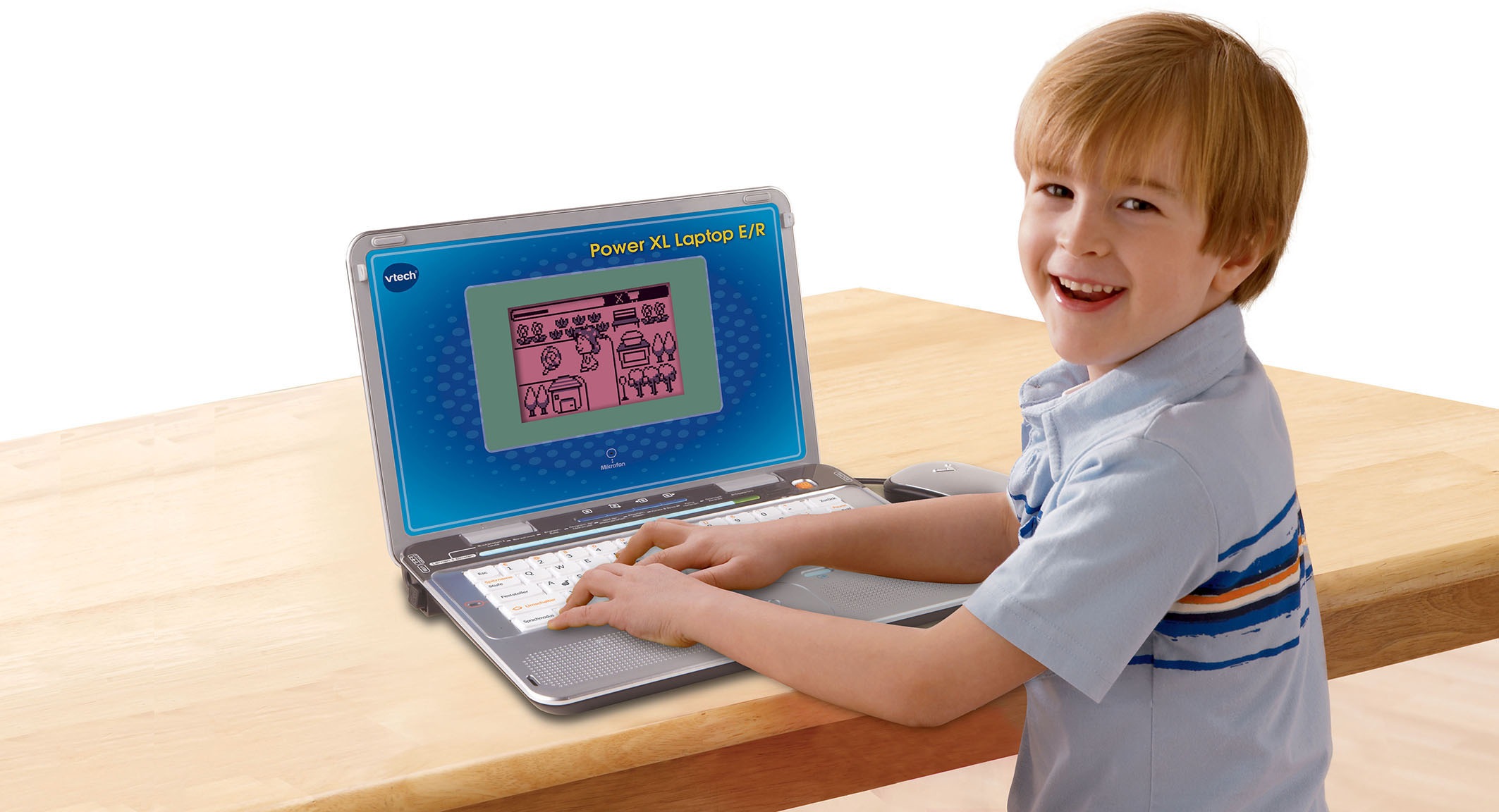 Vtech® Kindercomputer »School & Go, Genio Lernlaptop XL pink«