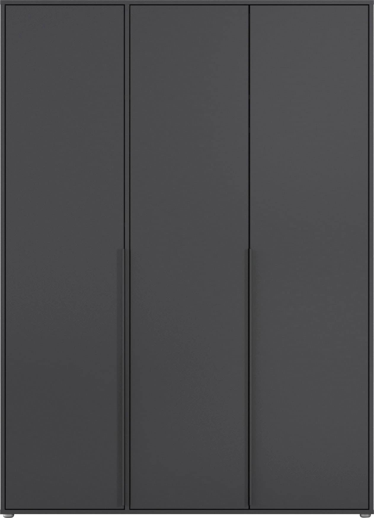 rauch Drehtürenschrank »Kleiderschrank Schrank Garderobe Wäscheschrank NAGATA viel Stauraum«, (in 3 verschiedenen Ausstattungen BASIC/CLASSIC/PREMIUM), mit modernen Stangengriffen in Graumetallic TOPSELLER MADE IN GERMANY