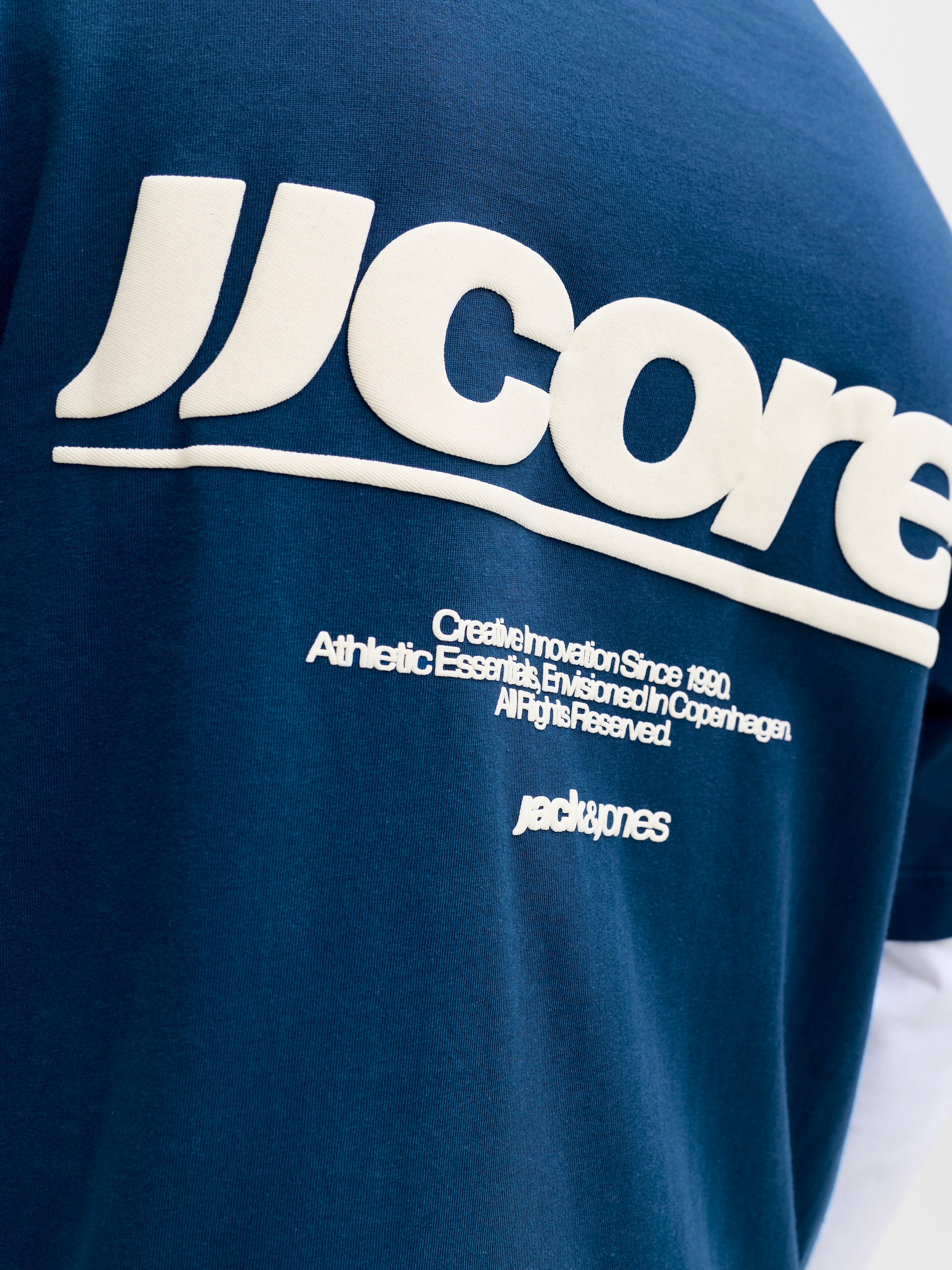Jack & Jones PlusSize T-Shirt »JCOCLUB BACK TEXT PRINT TEE SS CN PLS«