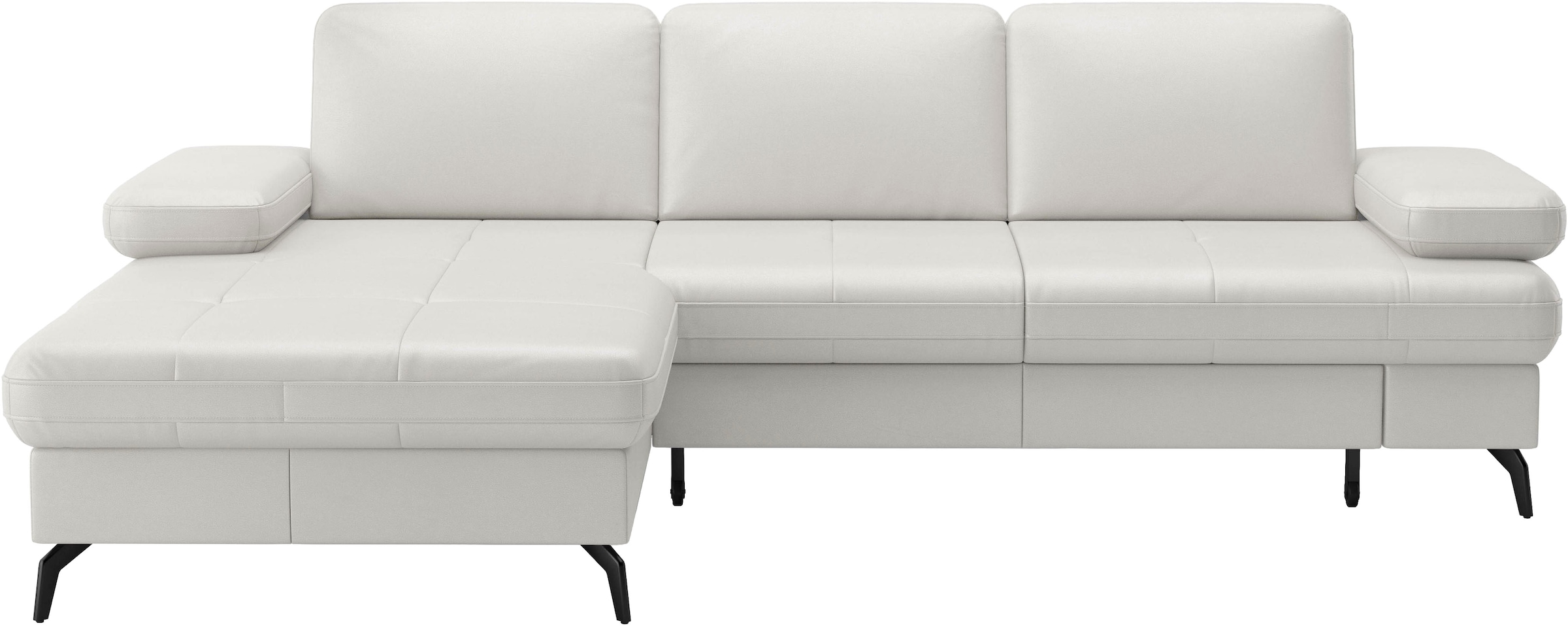sit&more Ecksofa »Morris Jubi, Recamiere, Breite 247 cm« mit Armteilfunktion,, wahlweise mit Schlaffunktion