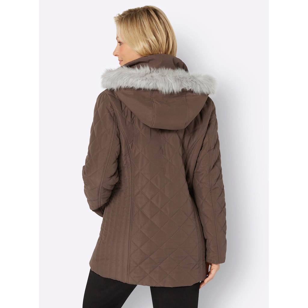 Classic Basics Steppjacke, mit Kapuze