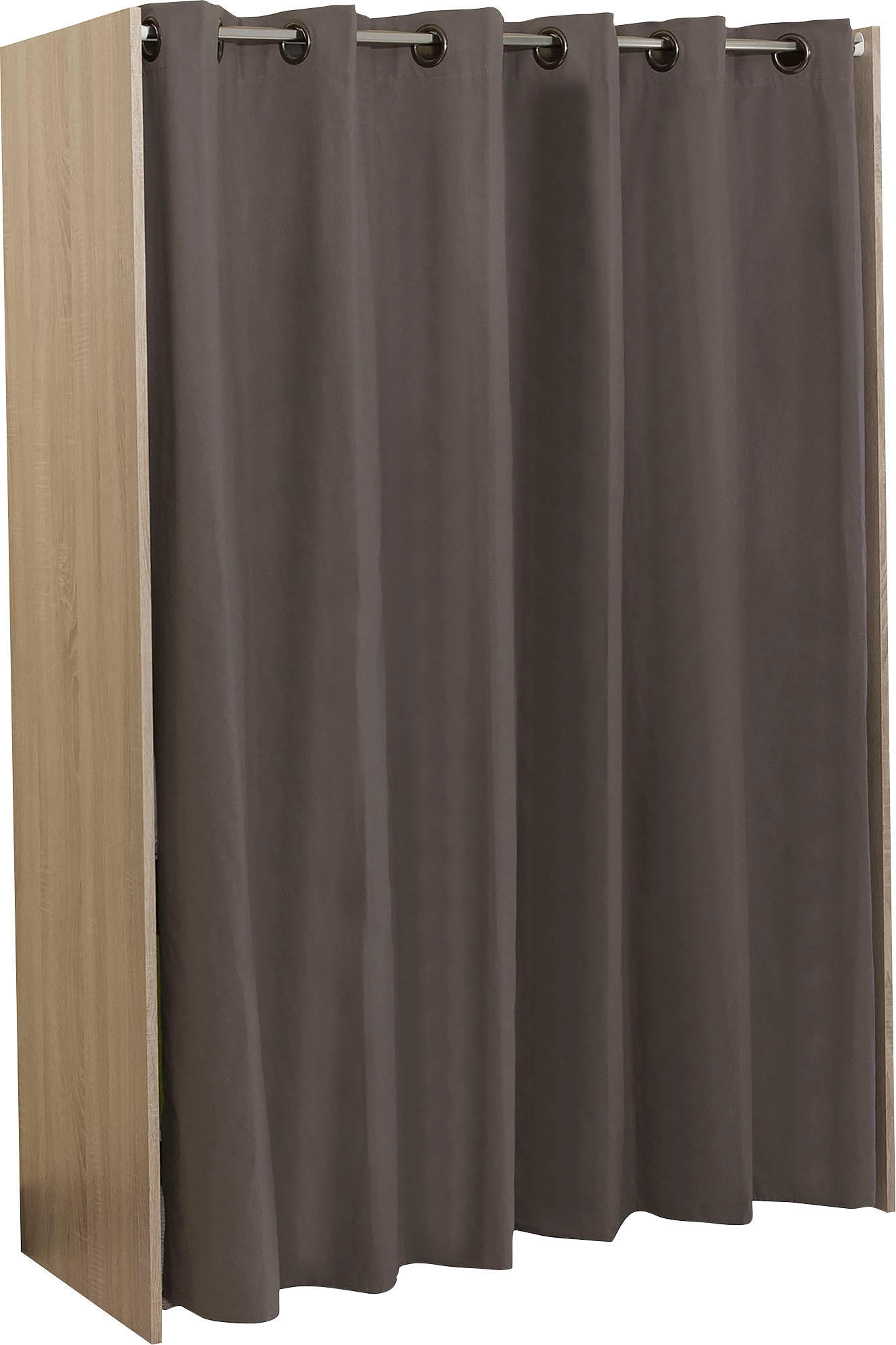 TemaHome Kleiderschrank »Tom«, ausziehbarer Kleiderschrank, Vorhang kaufen und Fächer, Höhe cm 181 bequem viele