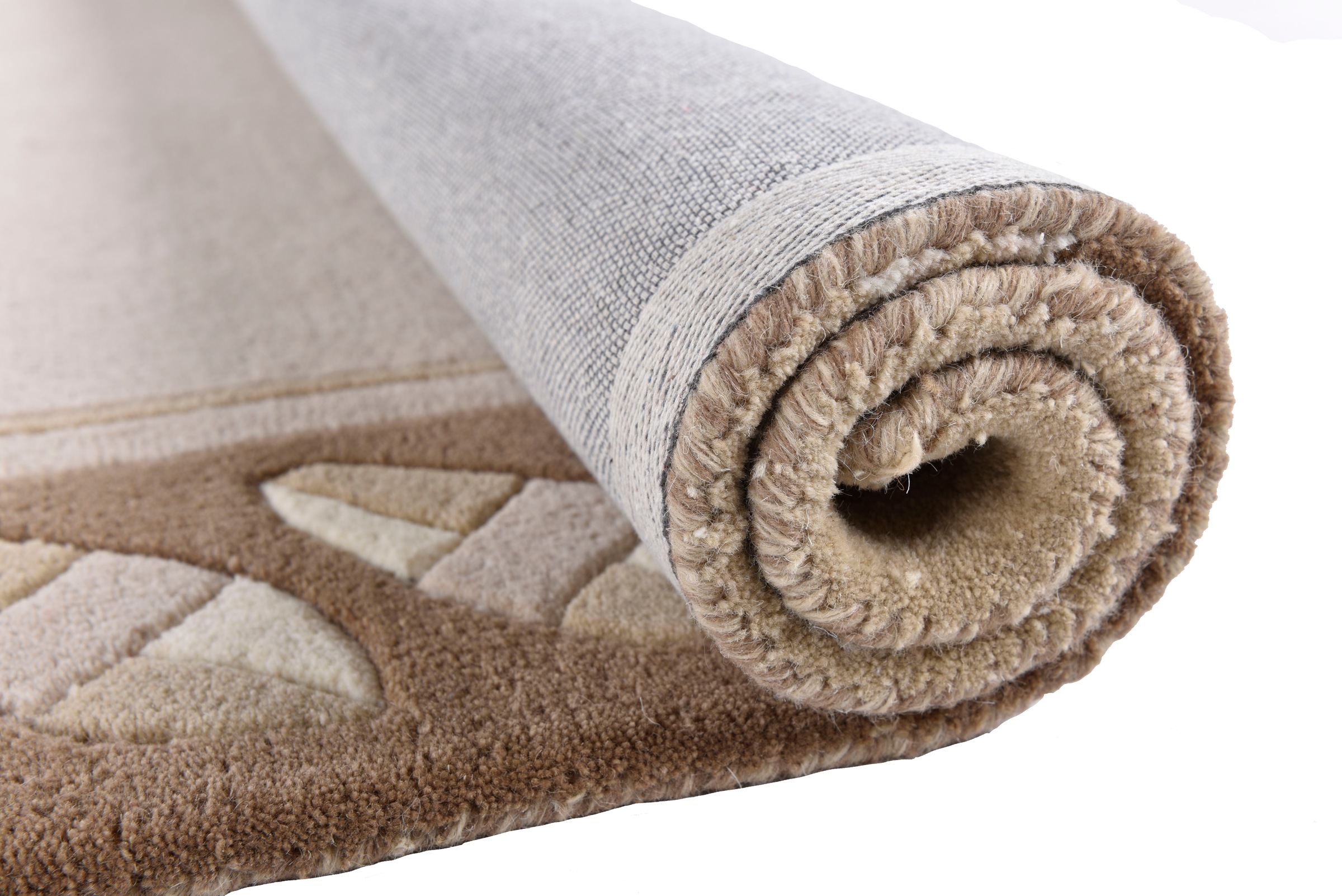 THEKO Wollteppich »Royal Nepali 3029« rechteckig 15 mm Höhe reine Wolle, handgetuftet, modernes Design, mit Bodüre