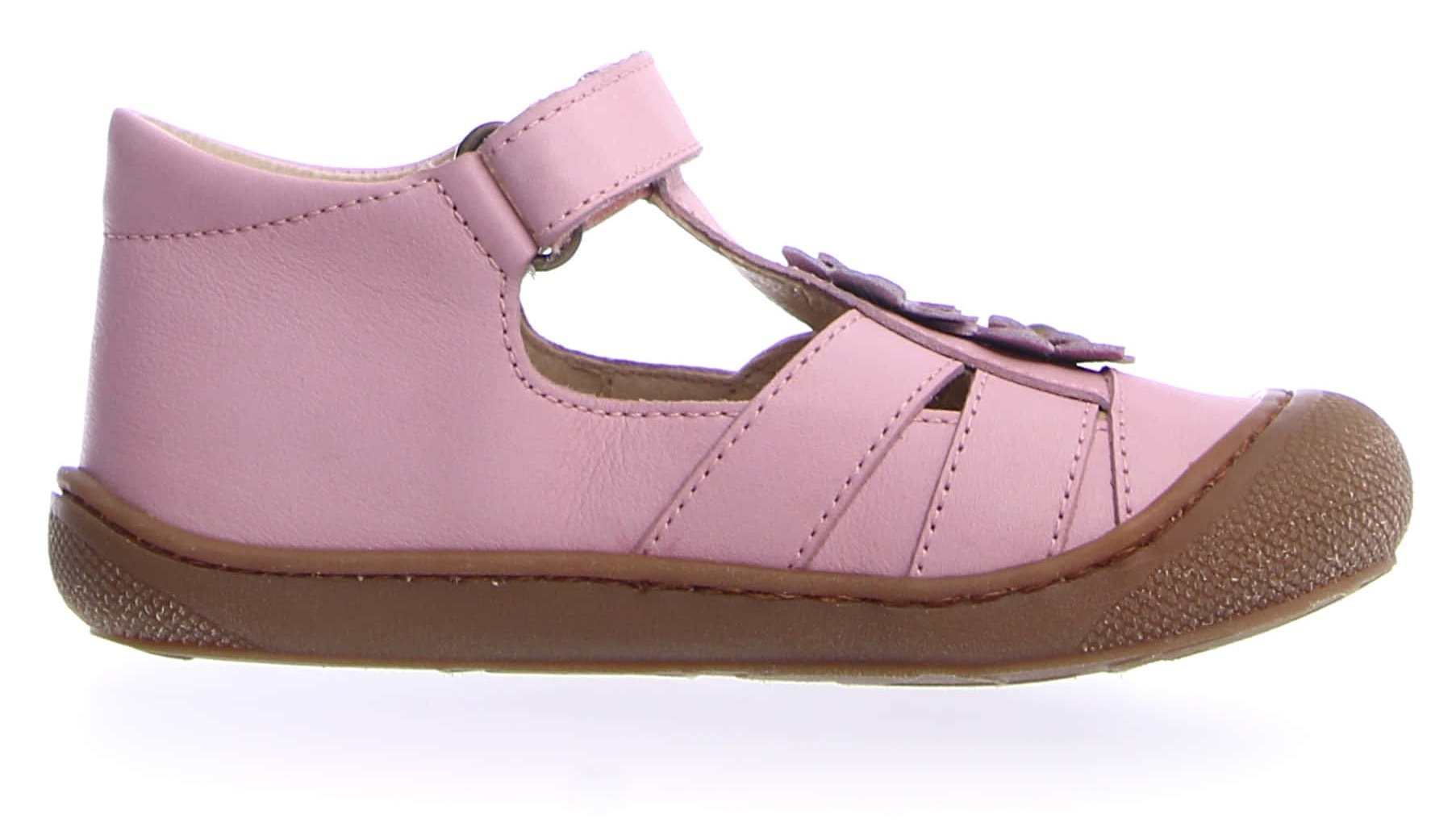 Naturino Sandale »NATURINO MAGGY«, Babyschuh mit Blütenapplikation, Größenschablone zum Download