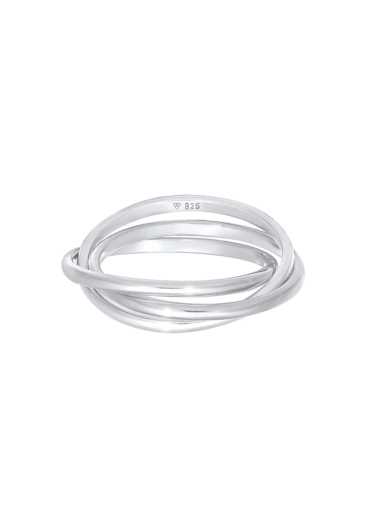 Elli Silberring »Ring Wickelring Trio Trini Basic 925 Silber«