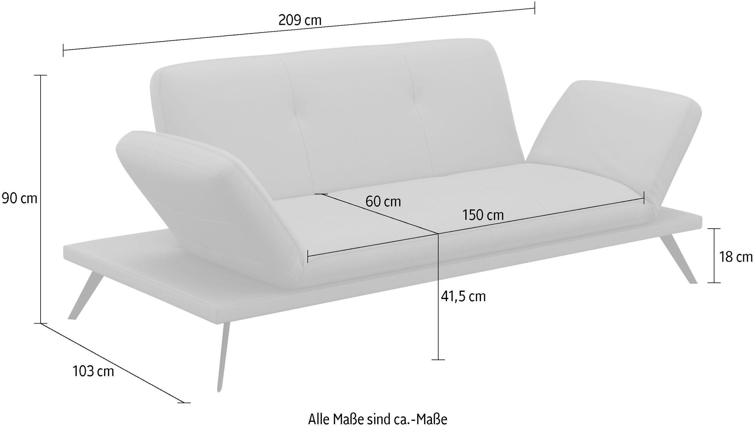 machalke® 3-Sitzer »butterfly«