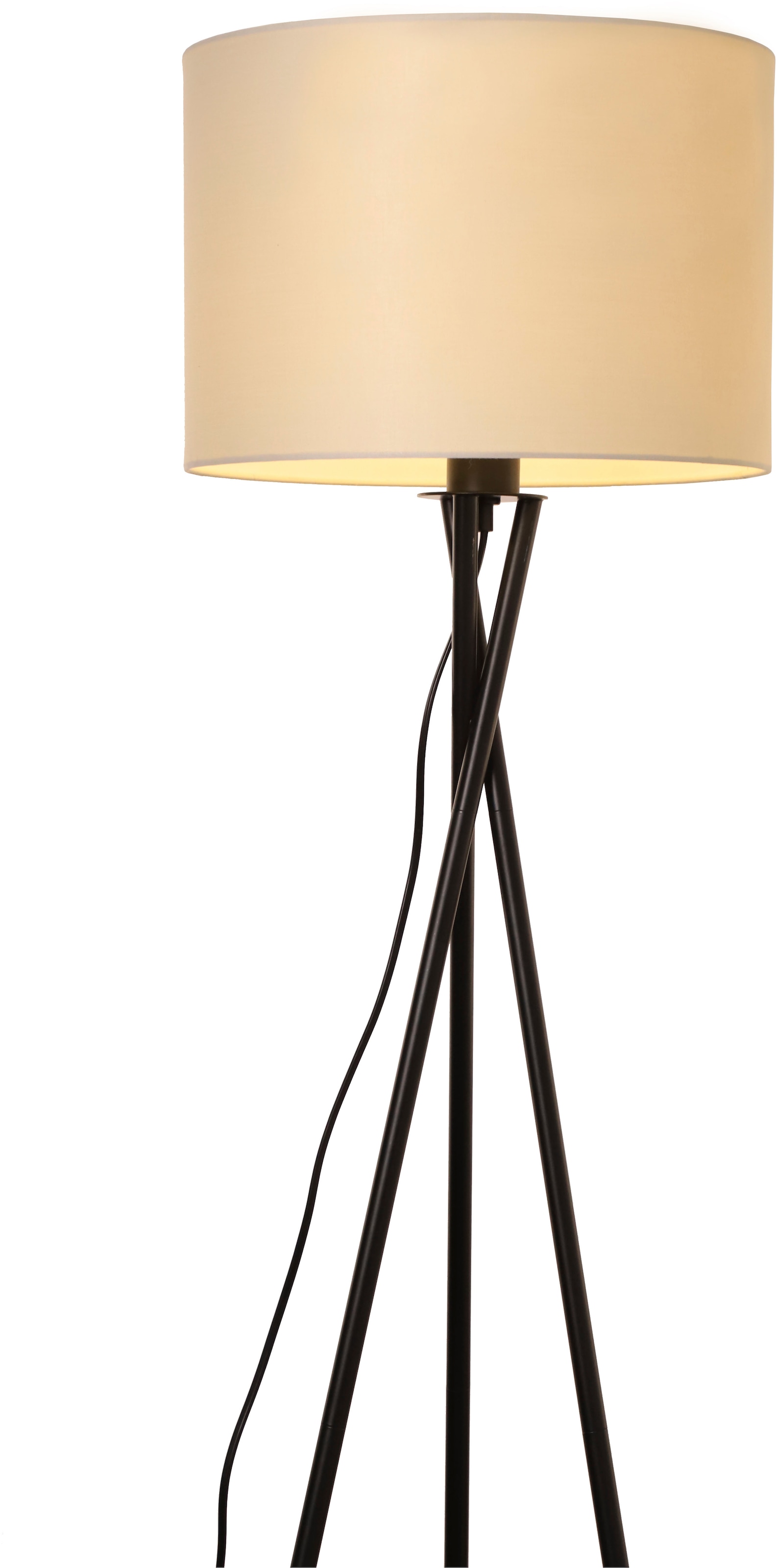 OTTO home Stehlampe »Avveline« E27 1 Stk. Stehlampe mit standfestem Dreibein