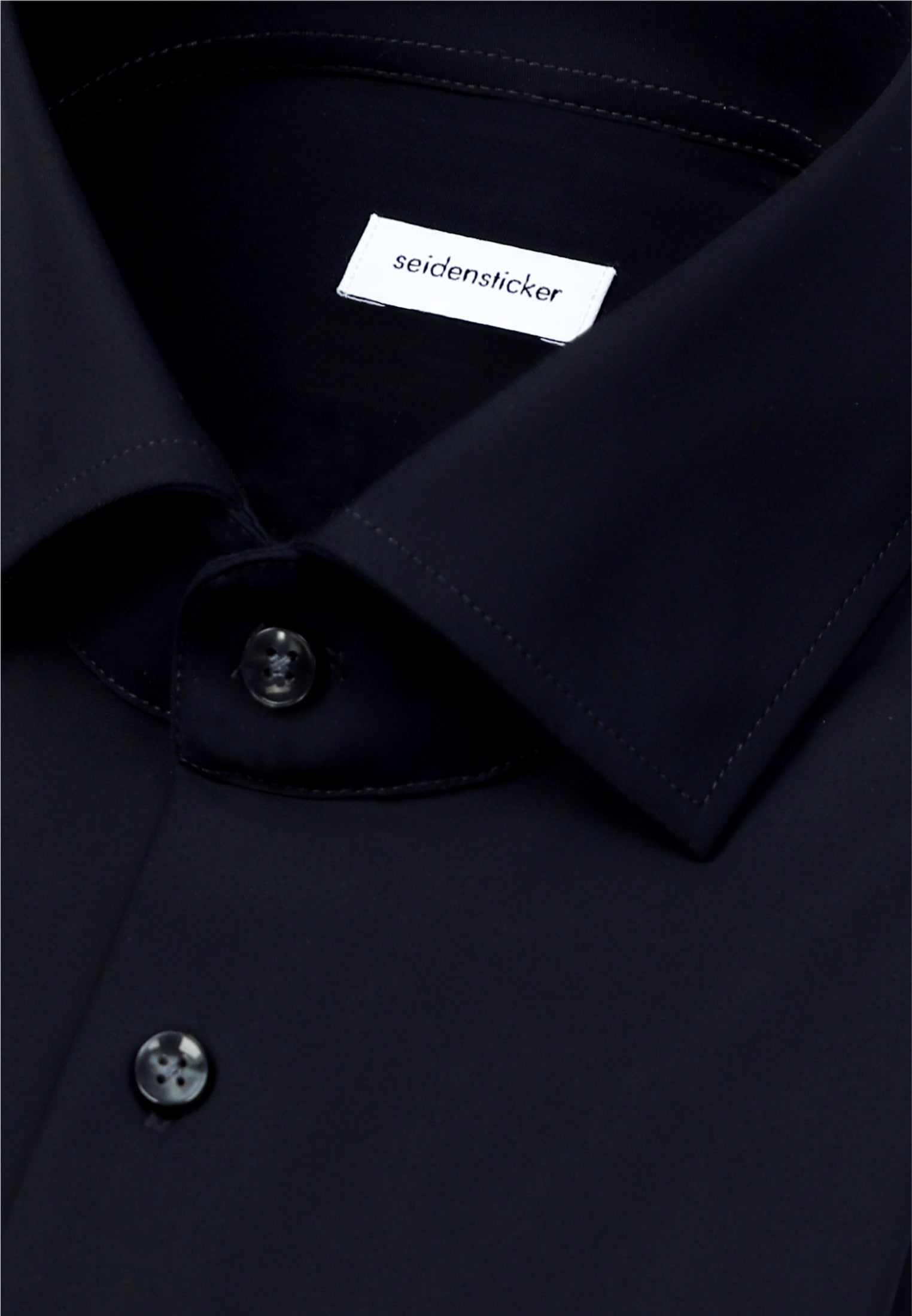 seidensticker Businesshemd »Schwarze Rose« Slim 1/1 Kentkragen Uni