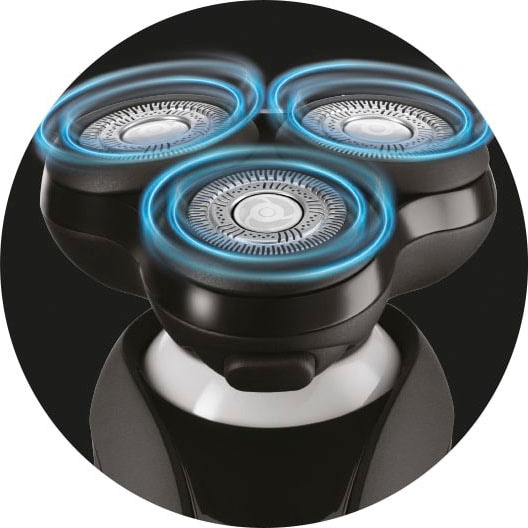 Remington Elektrorasierer »Limitless Rotationsrasierer X9 (XR1790)«, 1 St. Aufsätze, Nass-&Trockenrasur, 360° PivotBall Drehgelenk, akkubetrieben (60 min.)