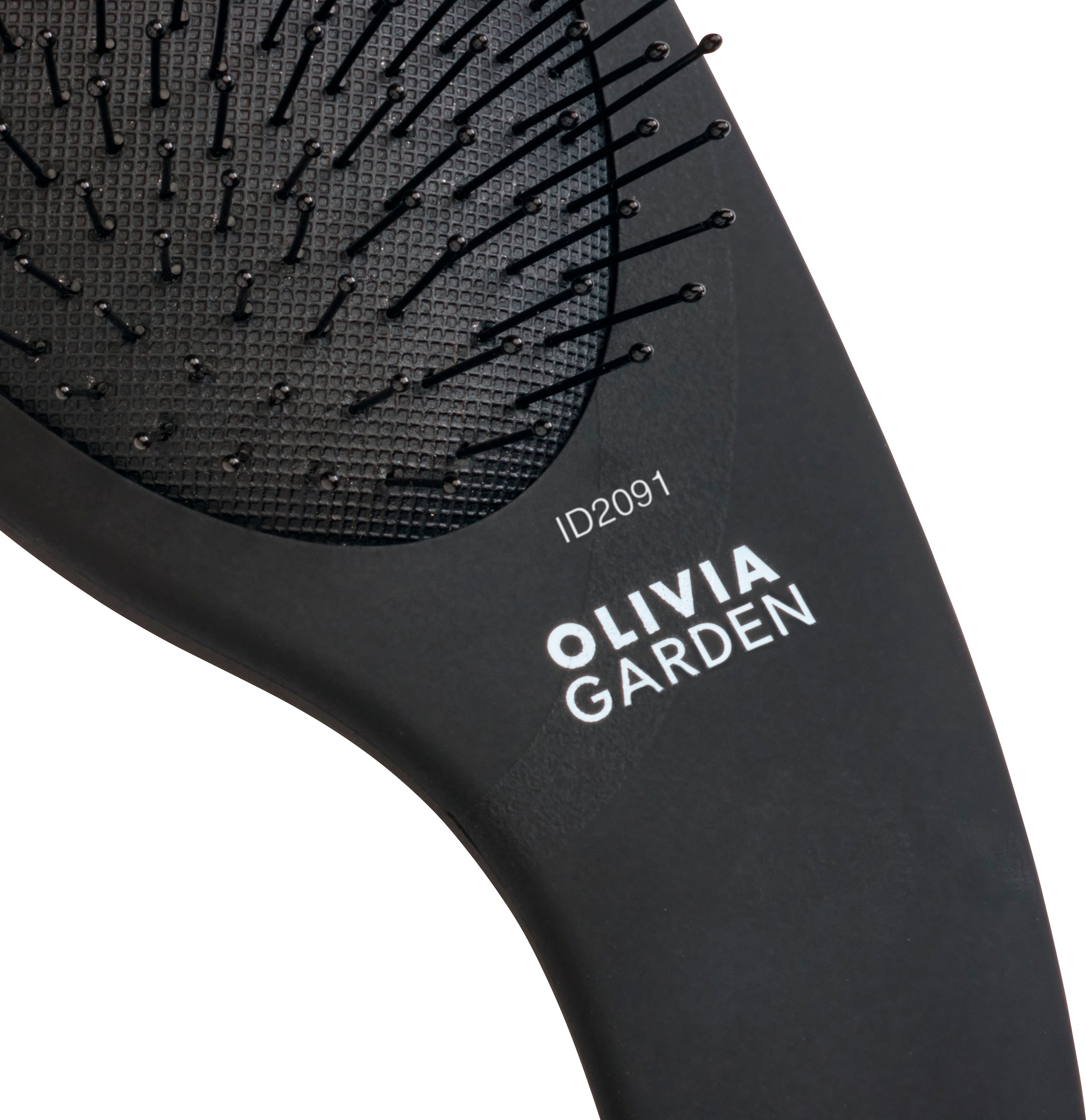 OLIVIA GARDEN Haarbürste »EXPERT CARE CURVE Nylon Bristles Matt Black«