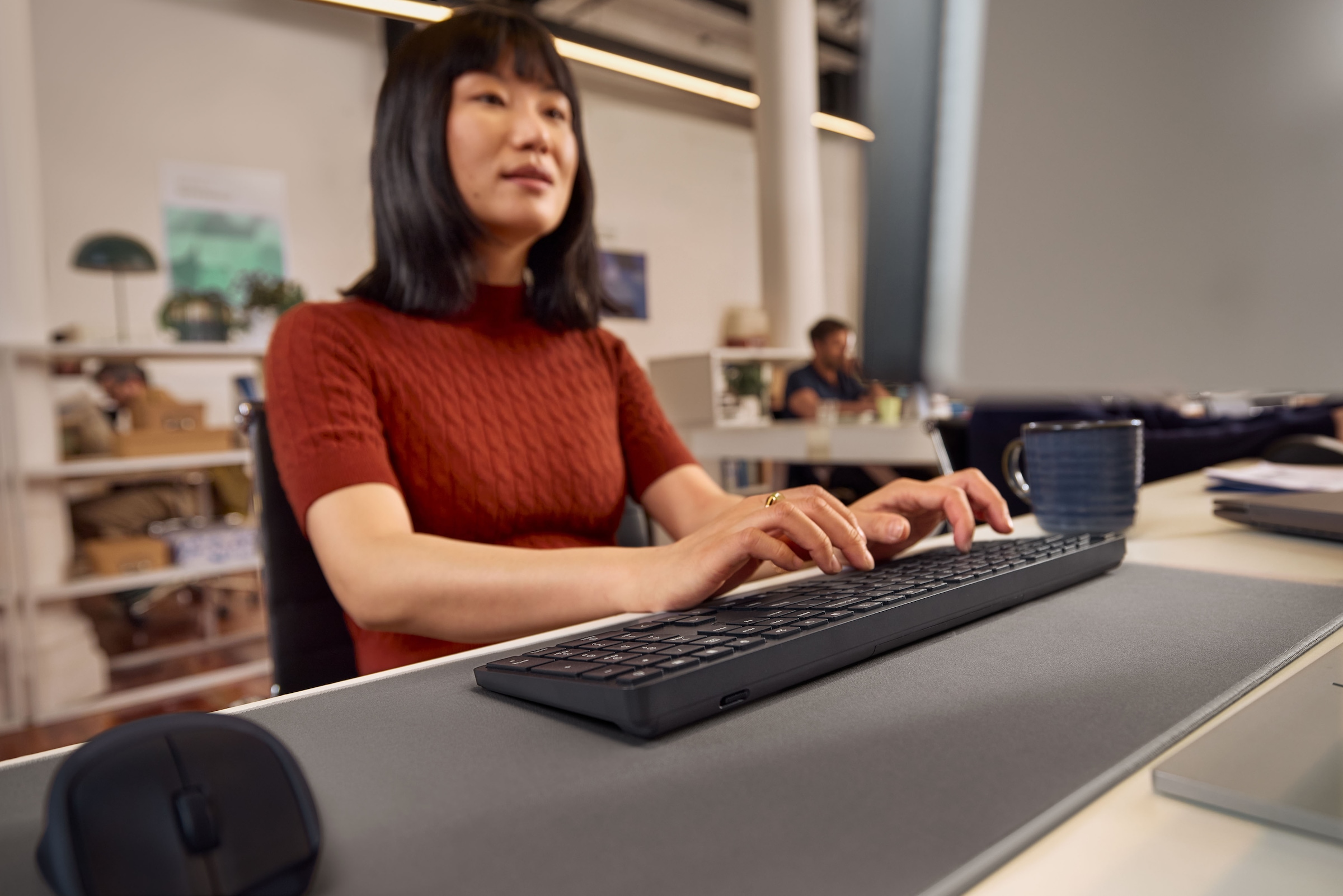 HP Tastatur- und Maus-Set »Kombination aus  Dual-Mode-Maus und-Tastatur für mehrere Geräte 490C«