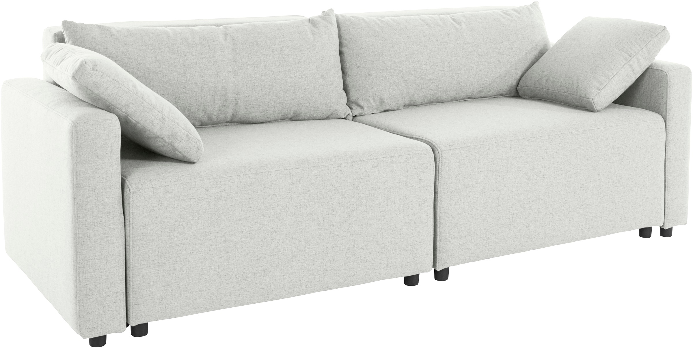 INOSIGN 2-Sitzer »Marva 2tlg.«, beide Elemente ausziehbar für Bettfunktion, mit Bettkasten