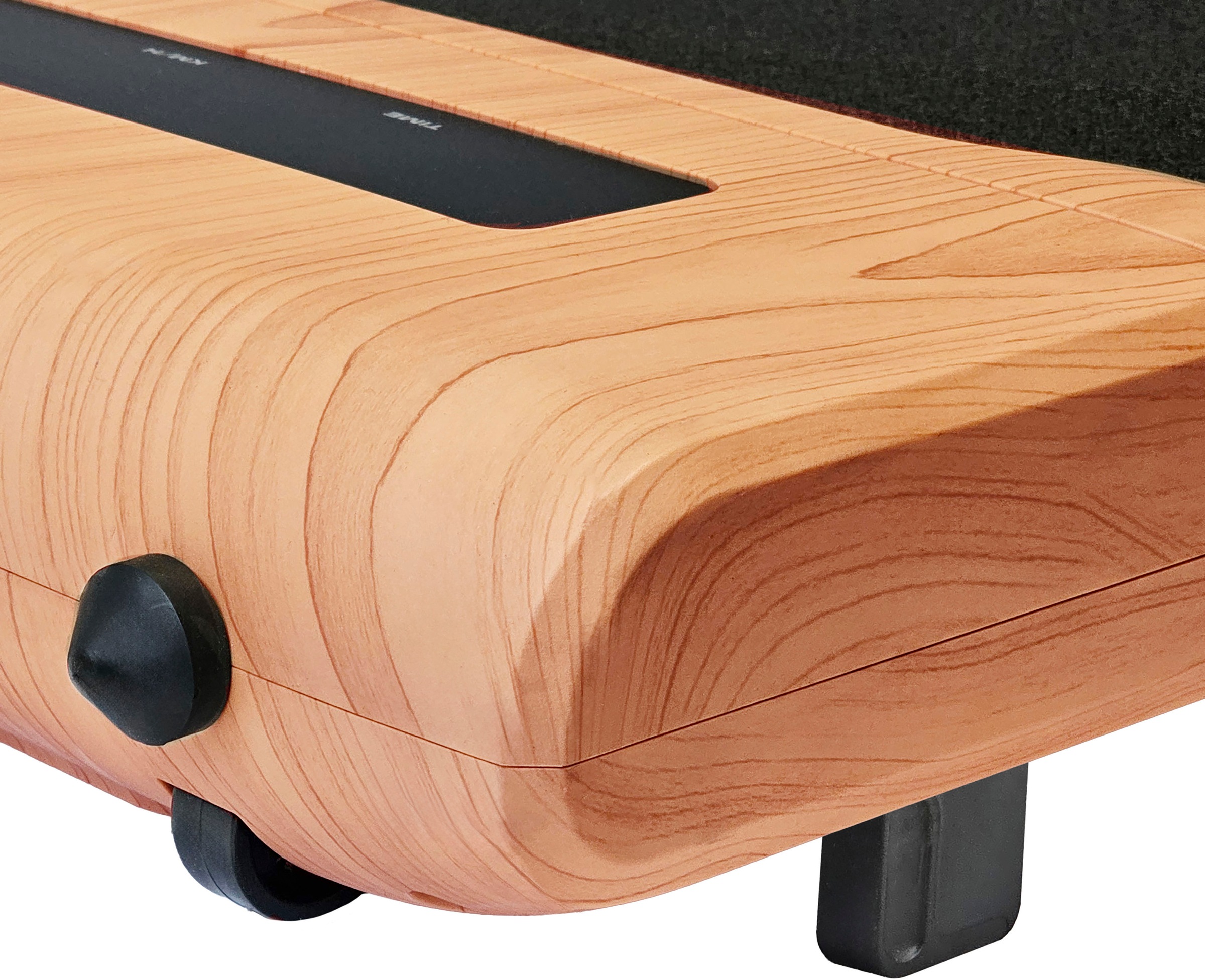 Christopeit Sport® Laufband »Walking Pad 4.2 Holzoptik«, (1 tlg., Aufstellfüße "Stand Up Support" für vertikale Wand-Lagerung), bis max. 6 km/h